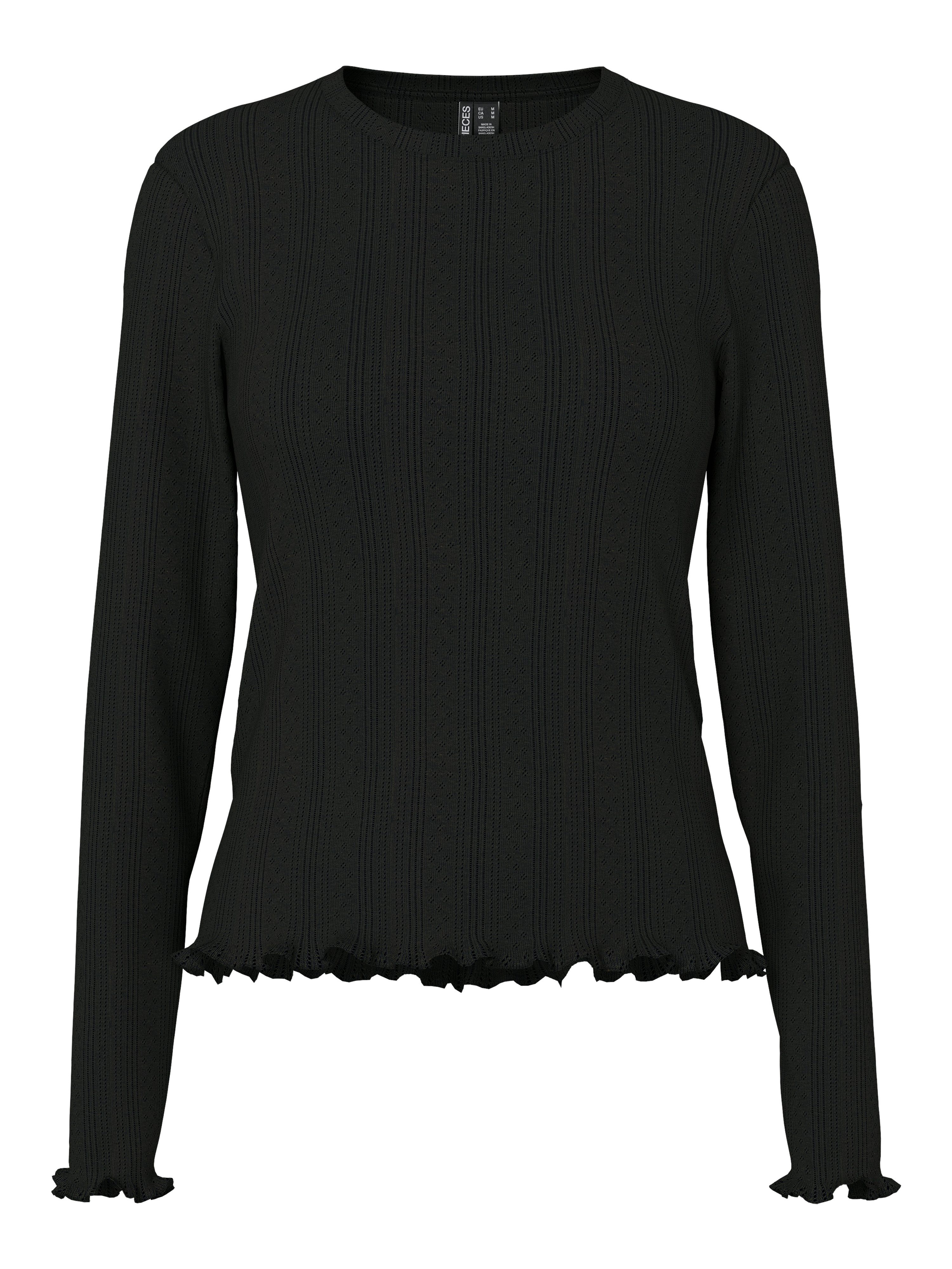 Langarmshirt PCMARIE LS O-NECK POIN TOP JRS NOOS BC
