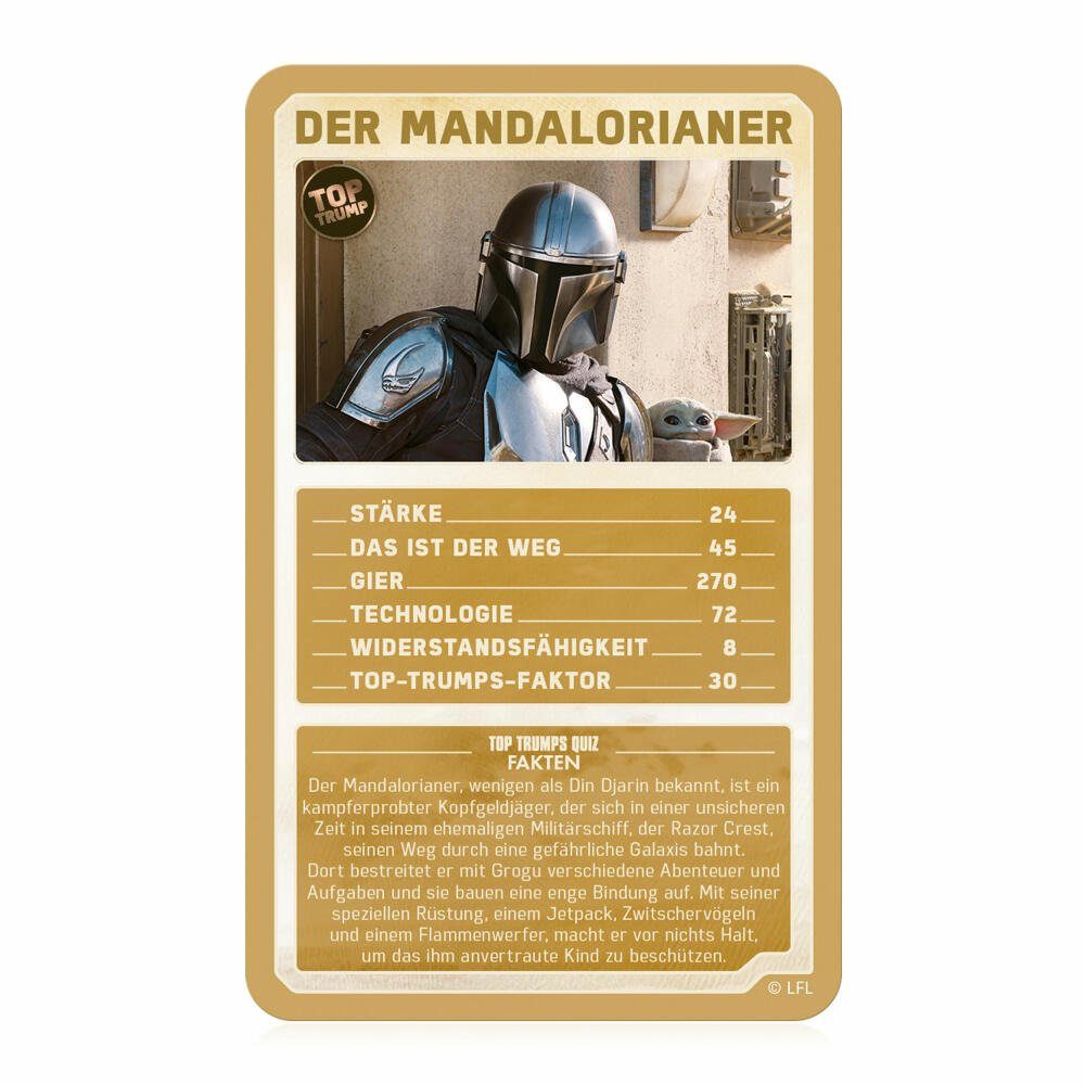 Winning Moves Spiel Top Trumps Star Wars Mandalorian