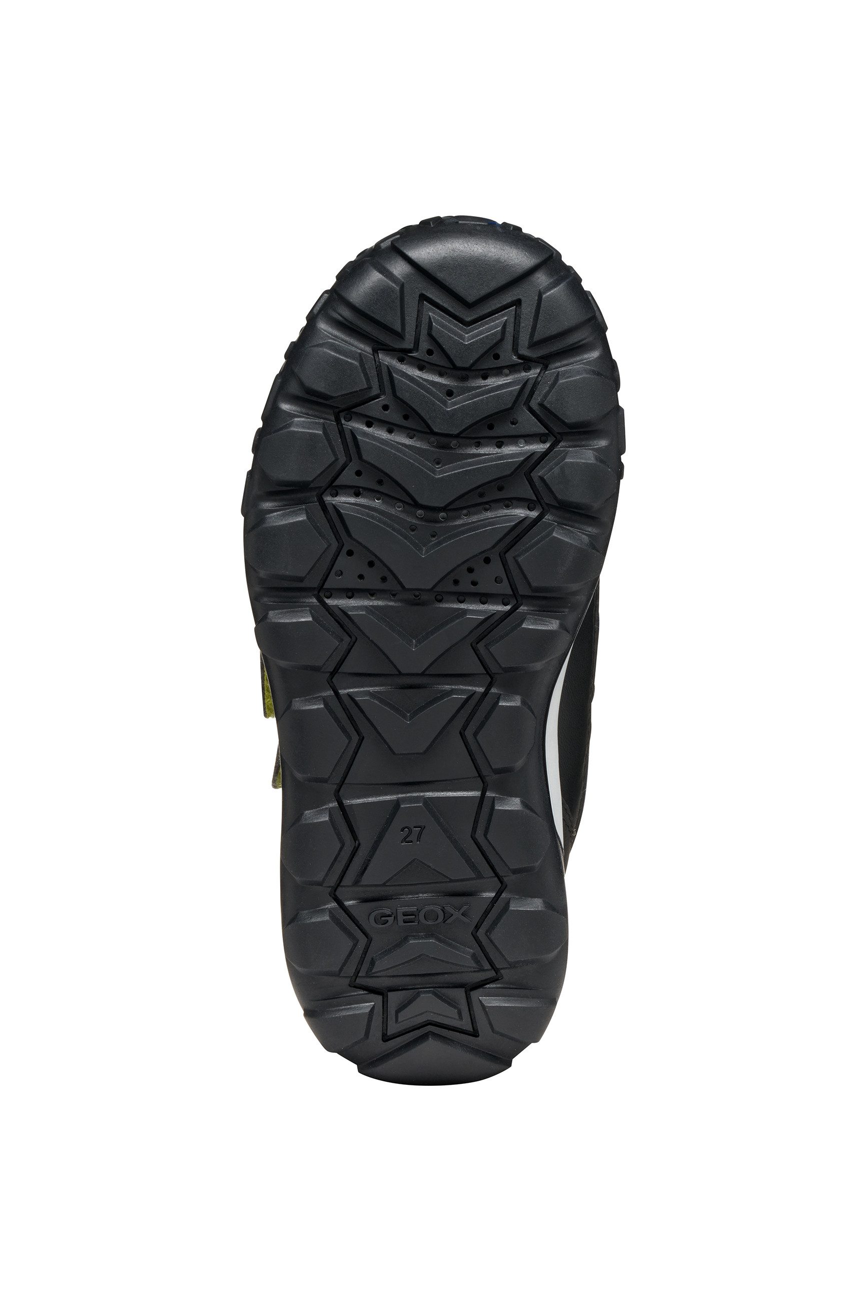 Geox J TREKKYUP BOY B ABX Winterstiefel Klettstiefel mit Warmfutter, Größenschablone zum Download