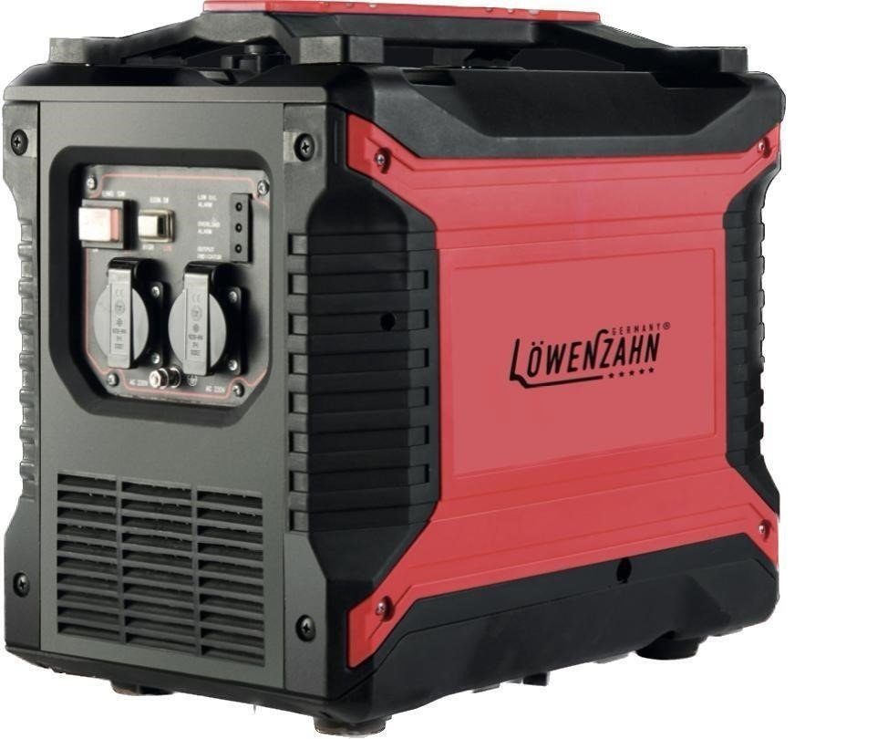 Löwenzahn Stromerzeuger Inverter Notstromaggregat 2000 W-4-Takt Motor Benzin, (1-tlg)