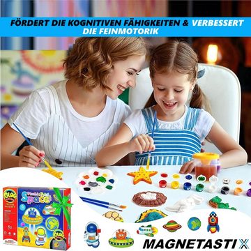 MAVURA Magnethalter MAGNETASTIX Magnetschilder Kühlschrankmagnete Magnet, Pinnwand Kühlschrank Figuren Tiere selber machen Set DIY