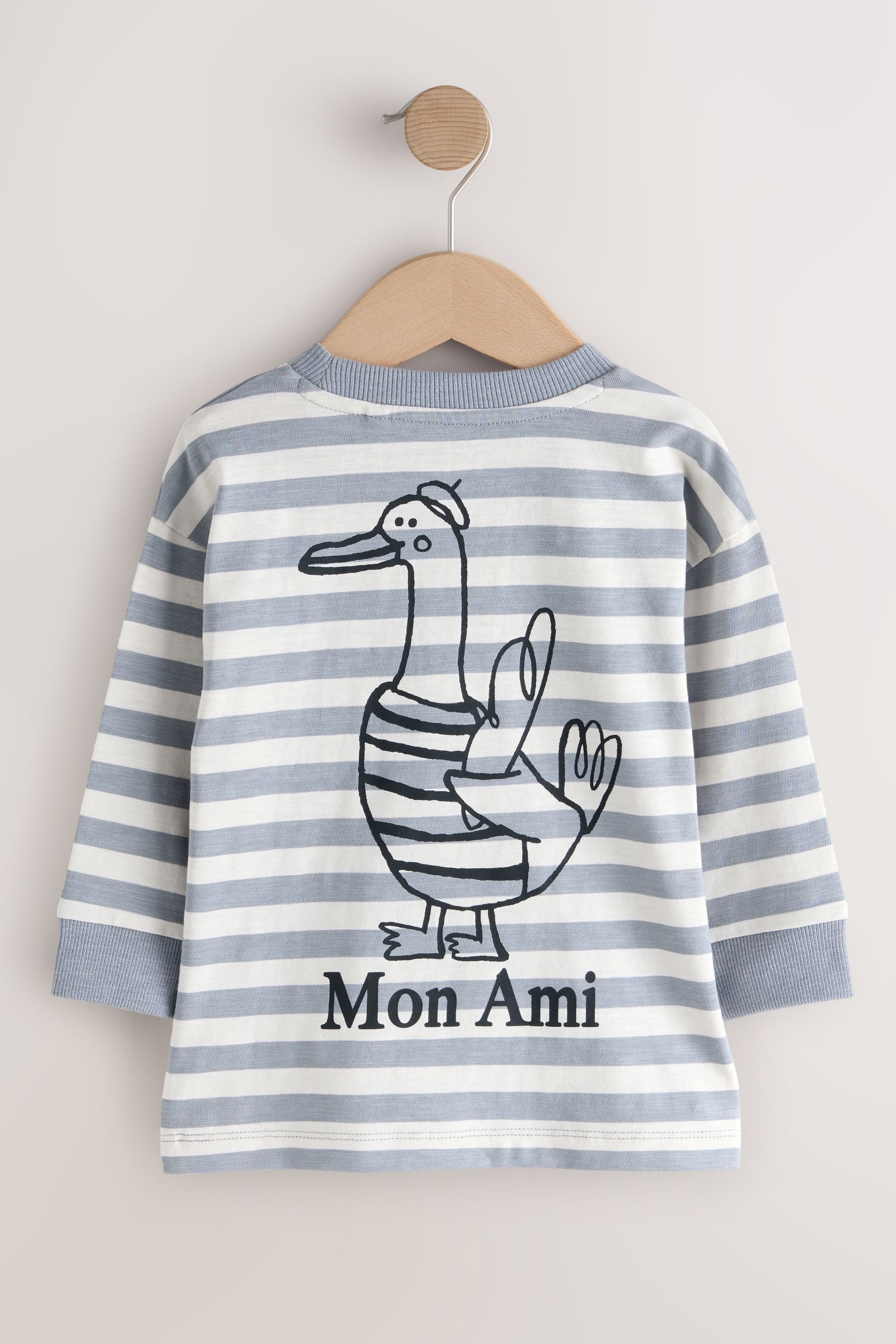 Next Langarmshirt Langarmshirt mit Rückenprint (1-tlg) günstig online kaufen