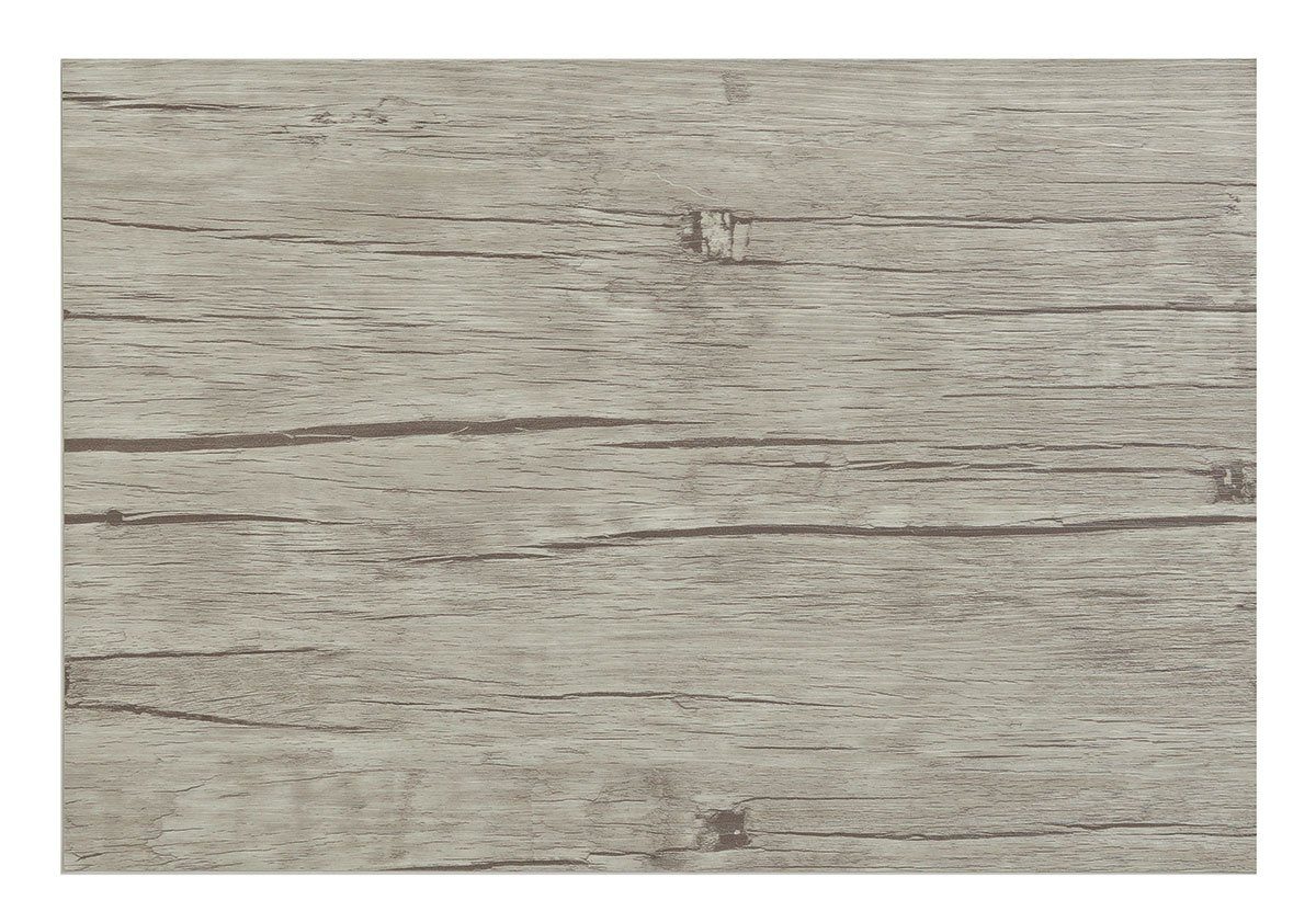Levandeo® Dekoobjekt, 4teiliges hochwertiges Platzset 4er in Eiche grau Holzoptik Eiche-Grau