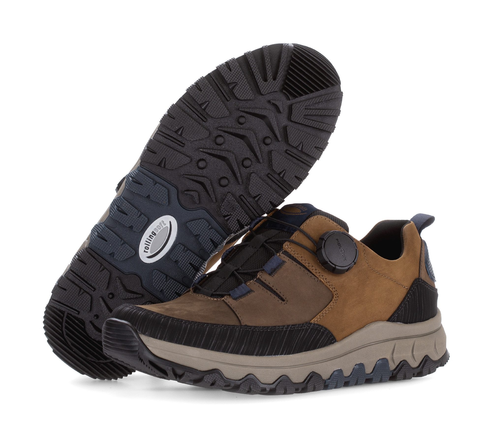 rollingsoft Sneaker, Komfortschuh, Halbschuh mit Drehverschluss, in Bequemweite G