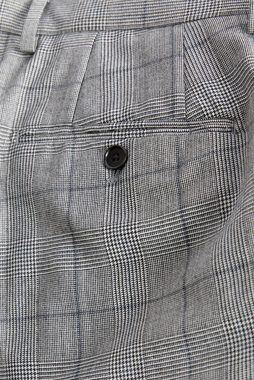 Next Anzughose Tailored Fit Anzughose aus Wollgemisch mit Karos (1-tlg)