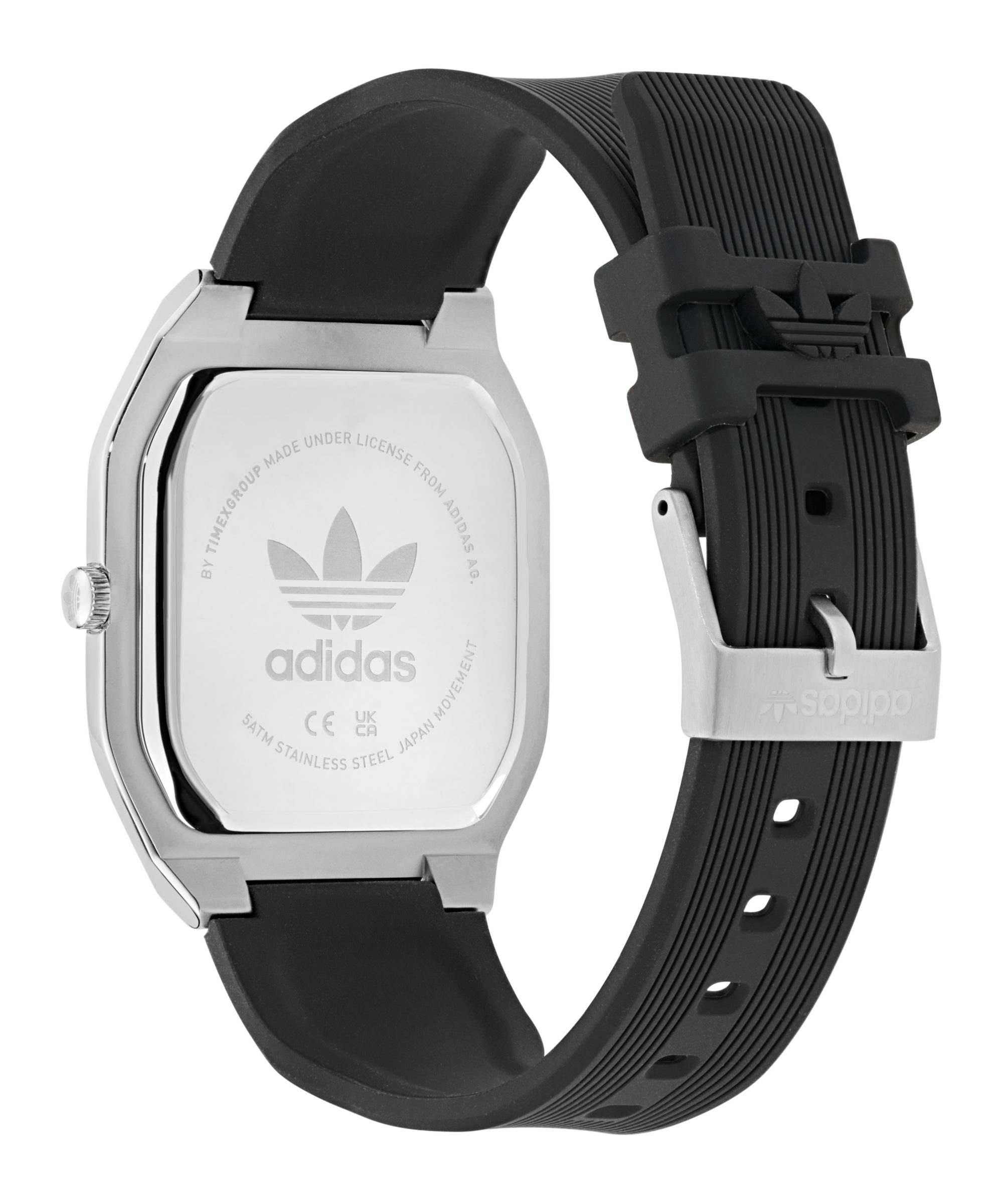 adidas Originals Quarzuhr CITY TECH SQUARE AOFH265132I, Armbanduhr, Damenuhr, Herrenuhr, Silikonarmband, analog