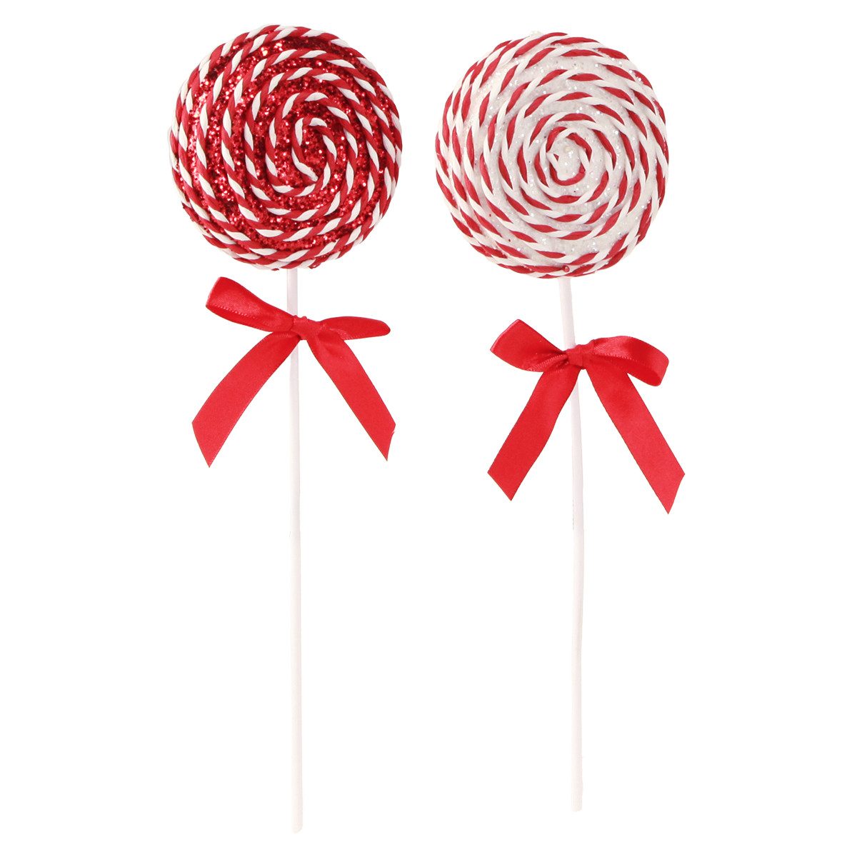 Kaemingk Weihnachtsmann Festliche Deko-Lollipops aus Schaumstoff für Weihnachten und, 2 Stück