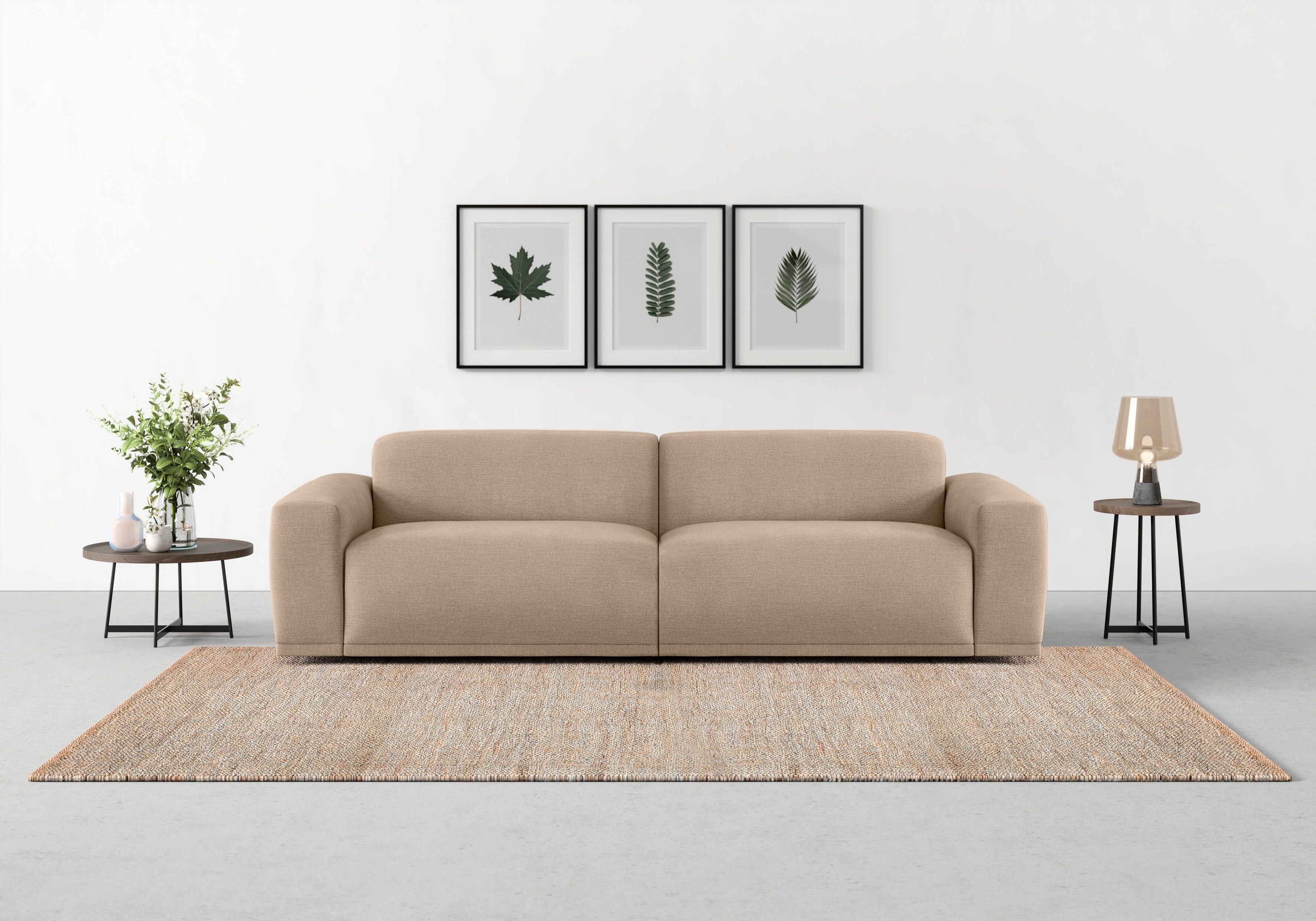TRENDMANUFAKTUR Big-Sofa "Braga, mit hochwertigem Kaltschaum, Megasofa, in günstig online kaufen