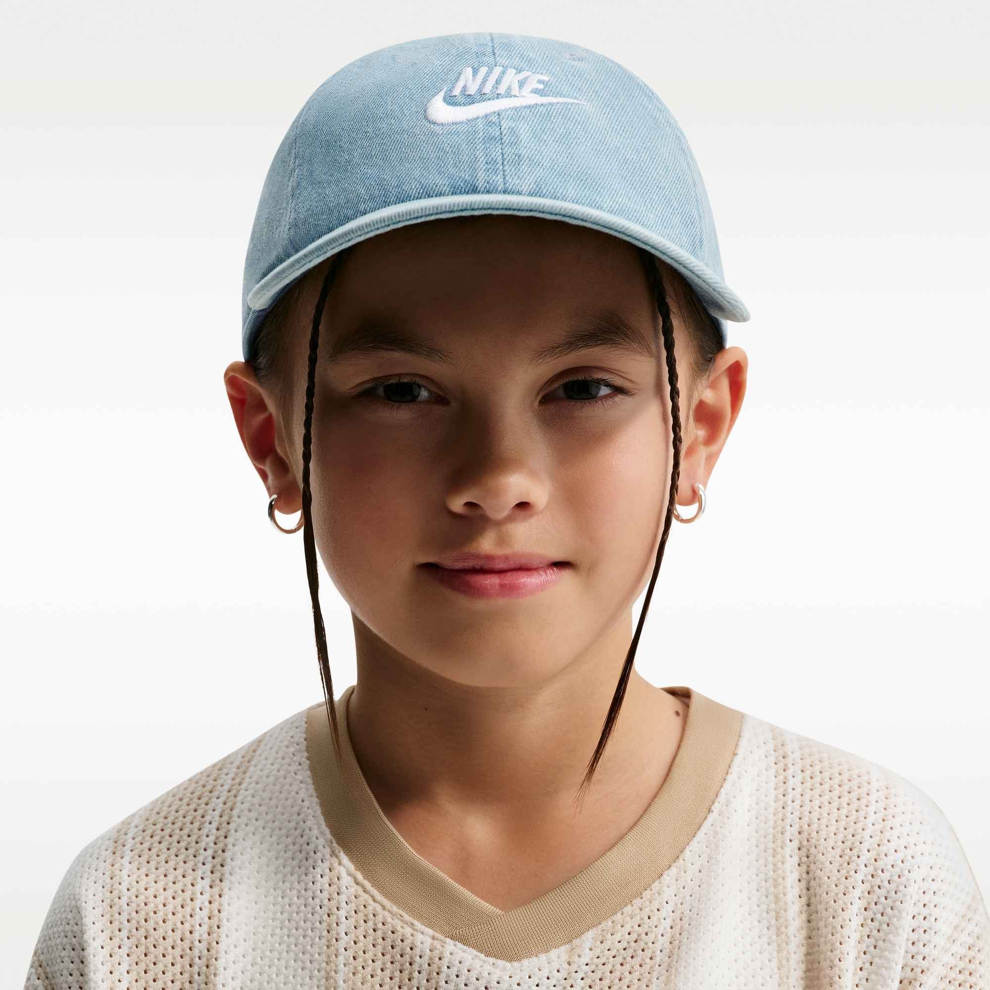 Nike Sportswear Baseball Cap K NK CLUB CAP US CB DENIM Für Kinder und Jugendliche