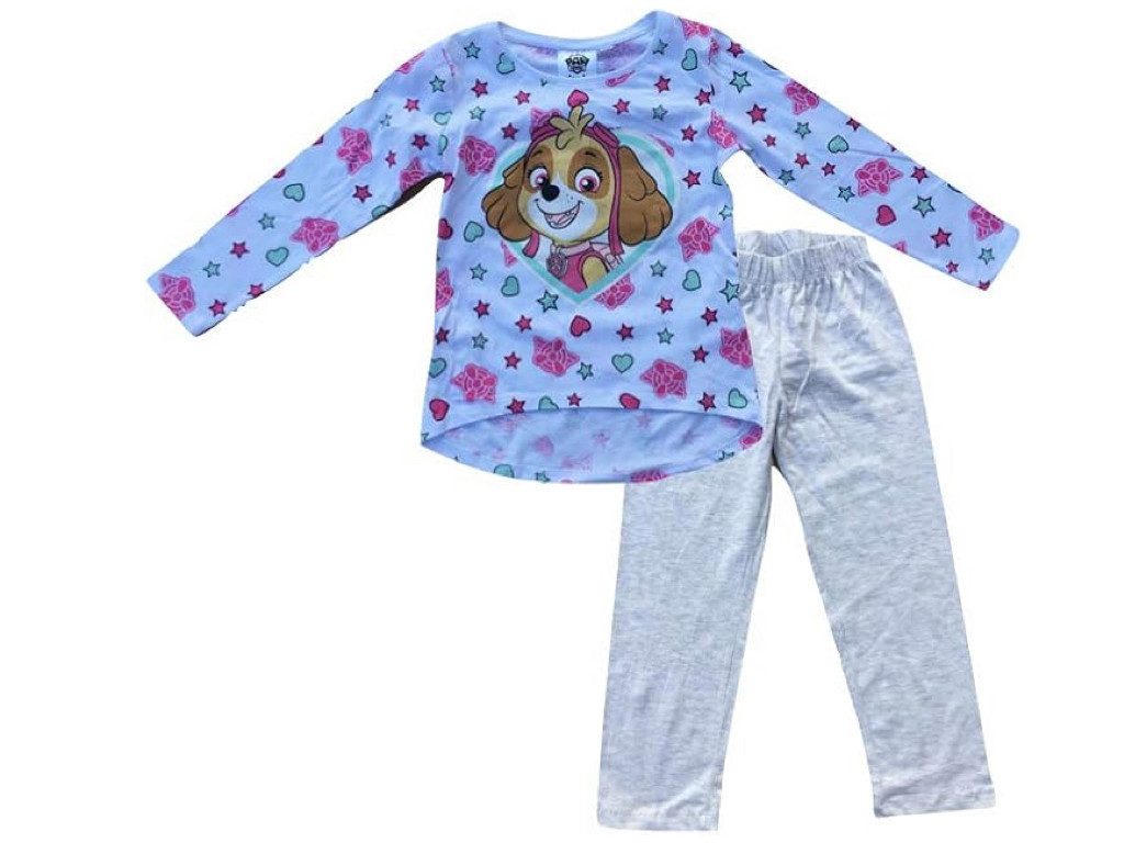 PAW PATROL Schlafanzug Pyjama Paw Patrol Skye und Everest