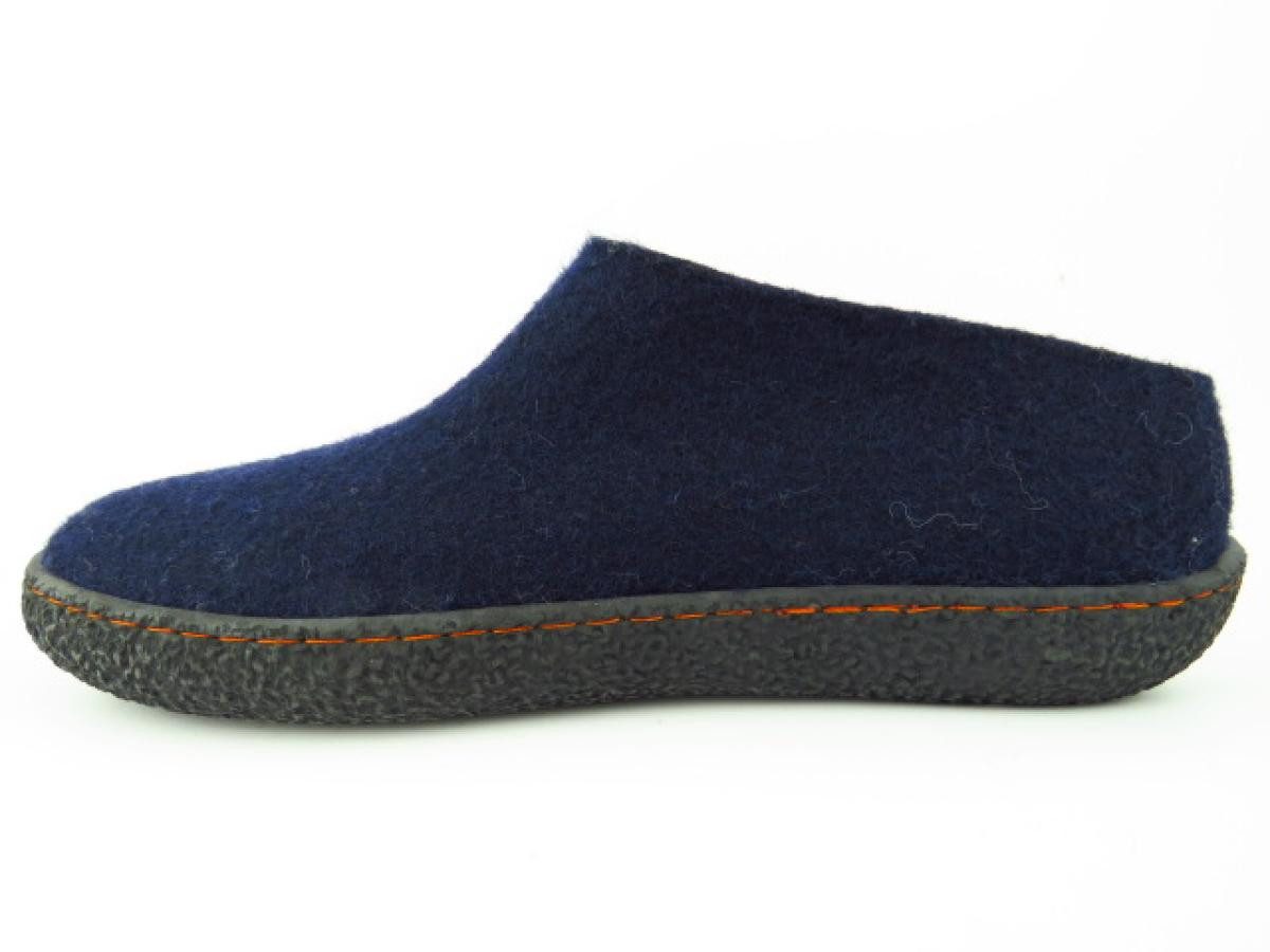 tofvel Slipa navy blue GS Hausschuh