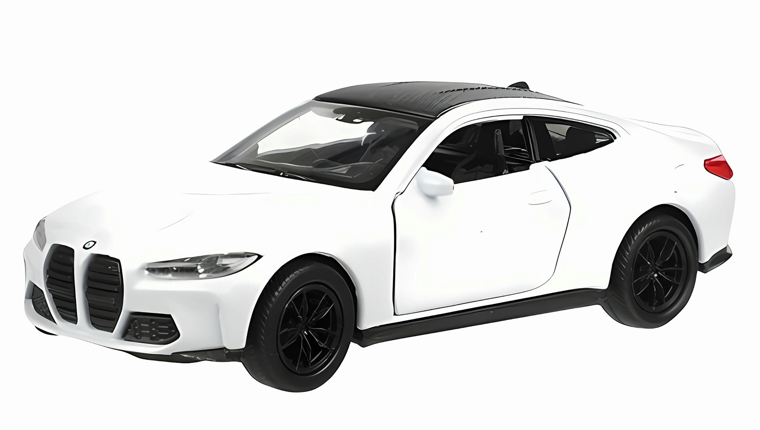 Modellauto BMW M4 Modellauto 11,7cm aus Metall Modell Auto 20 (Weiss)