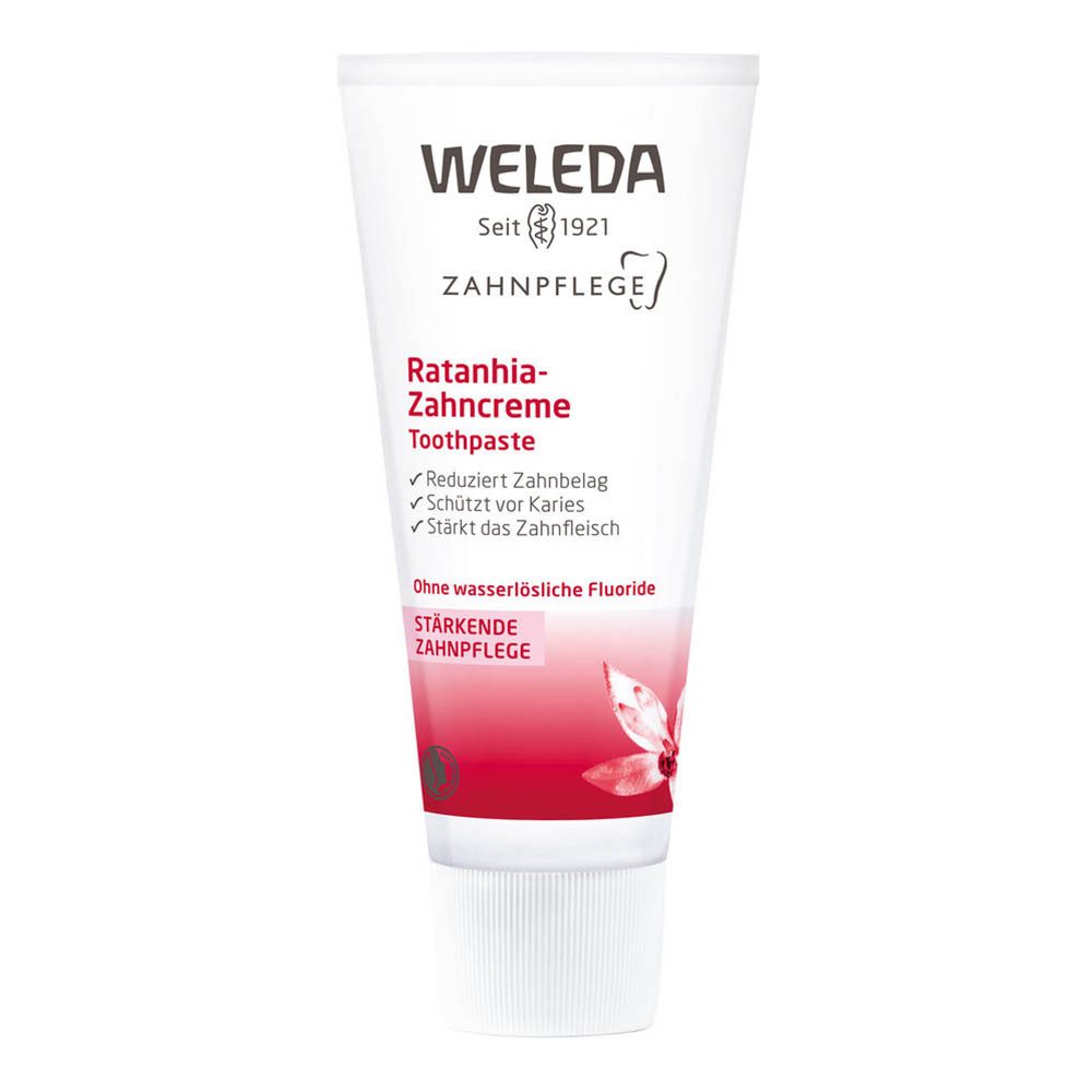 WELEDA Зубная паста Зубные щетки - Ratanhia Zahncreme 75ml 2er Pack