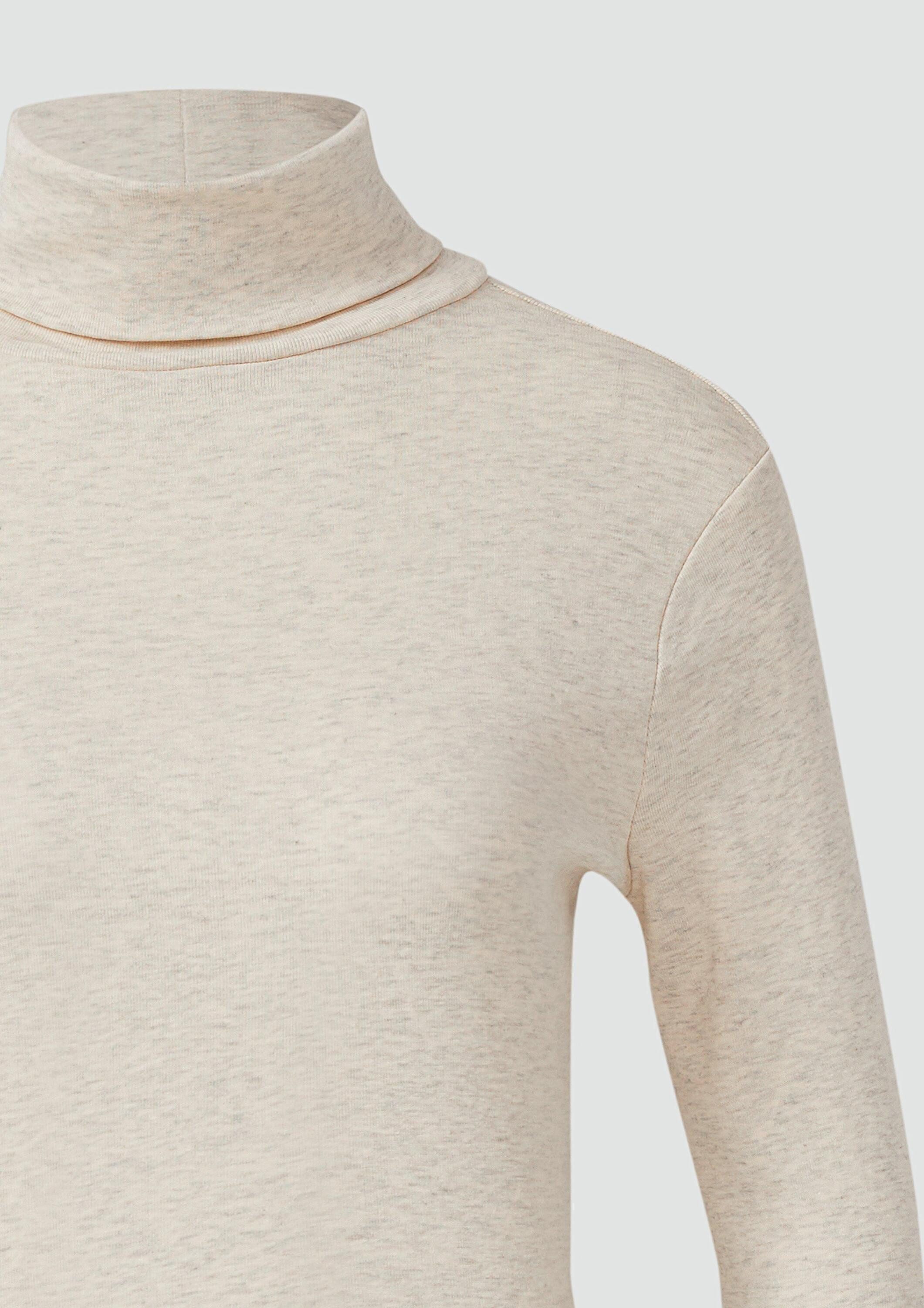s.Oliver Langarmshirt T-Shirt Longsleeve im Slim Fit mit Rollkragen