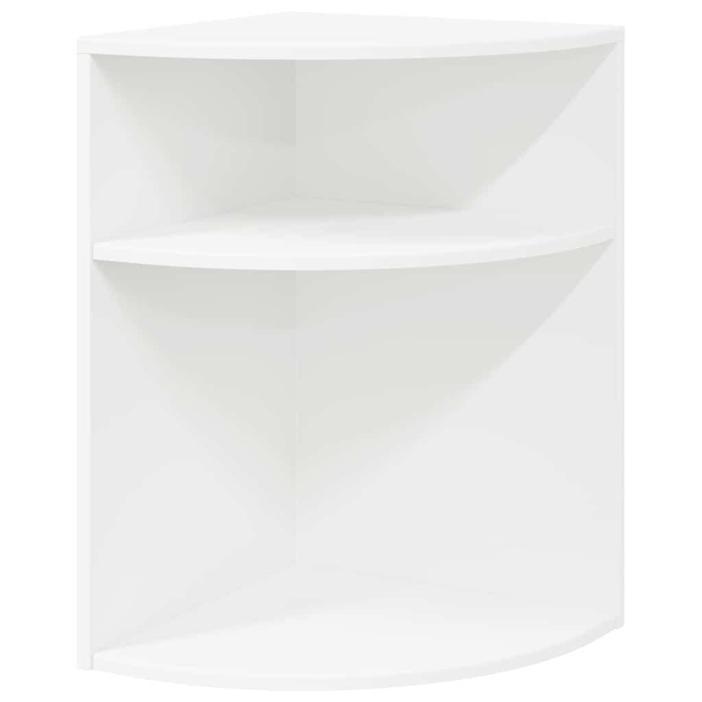 vidaXL Beistelltisch Beistelltisch Weiß 39,7 x 39,7 x 60 cm Holzwerkstoff (1-St)