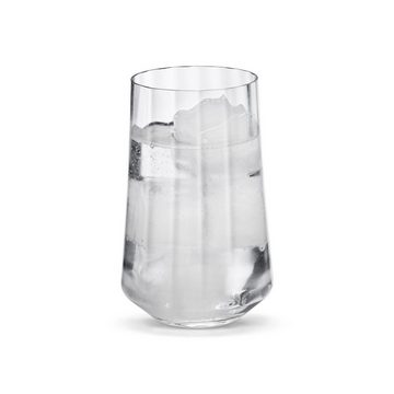 Georg Jensen Glas Bernadotte Hohes Becherglas, Kristallglas