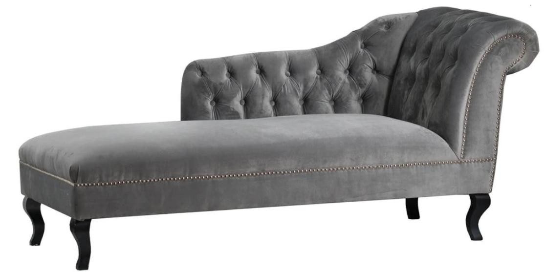 Xlmoebel Chaiselongue Kreatives Möbelstück: Modernes Wohnzimmer-Sofa in Grautönen aus Stoff, Hergestellt in Europa