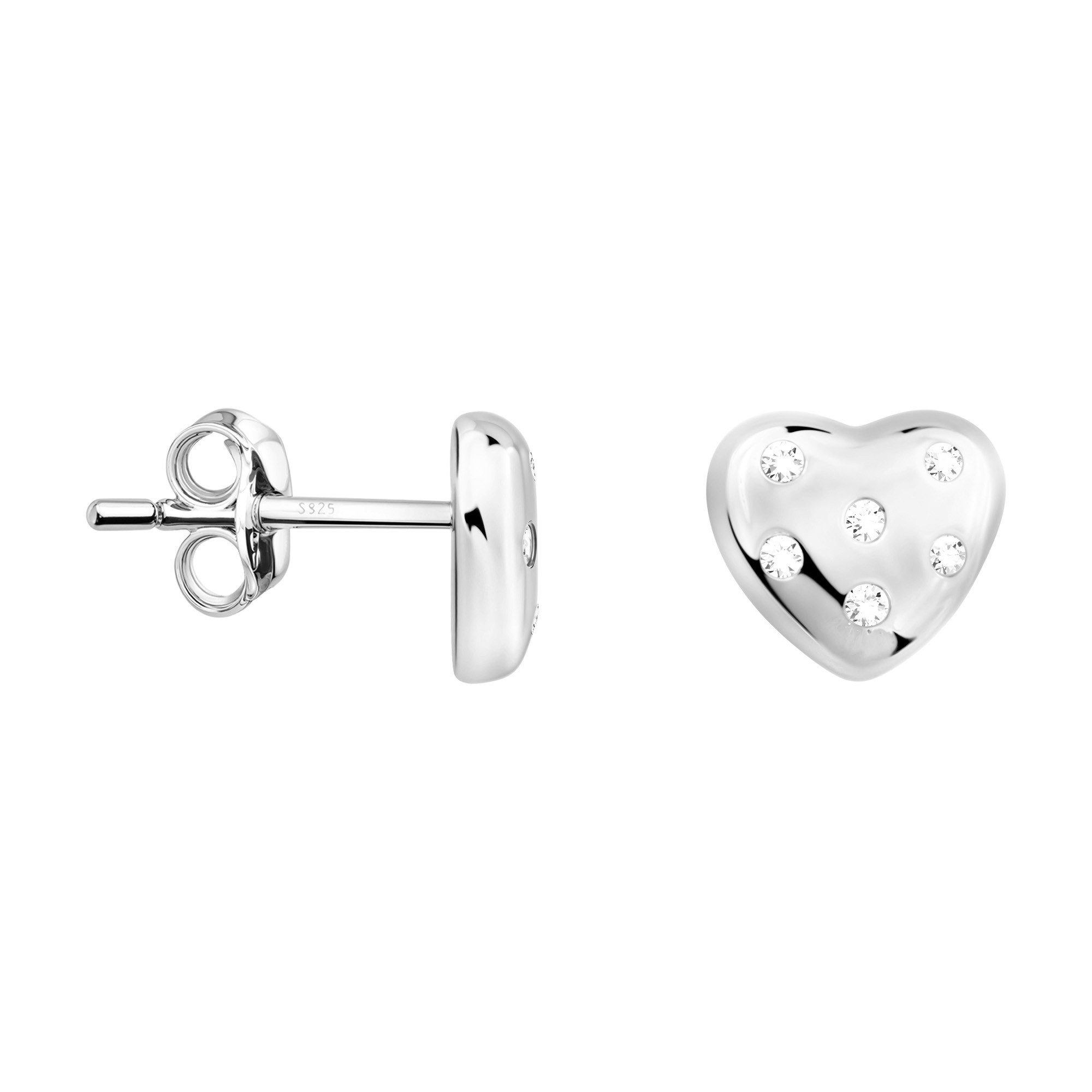 Paar Ohrstecker Herz