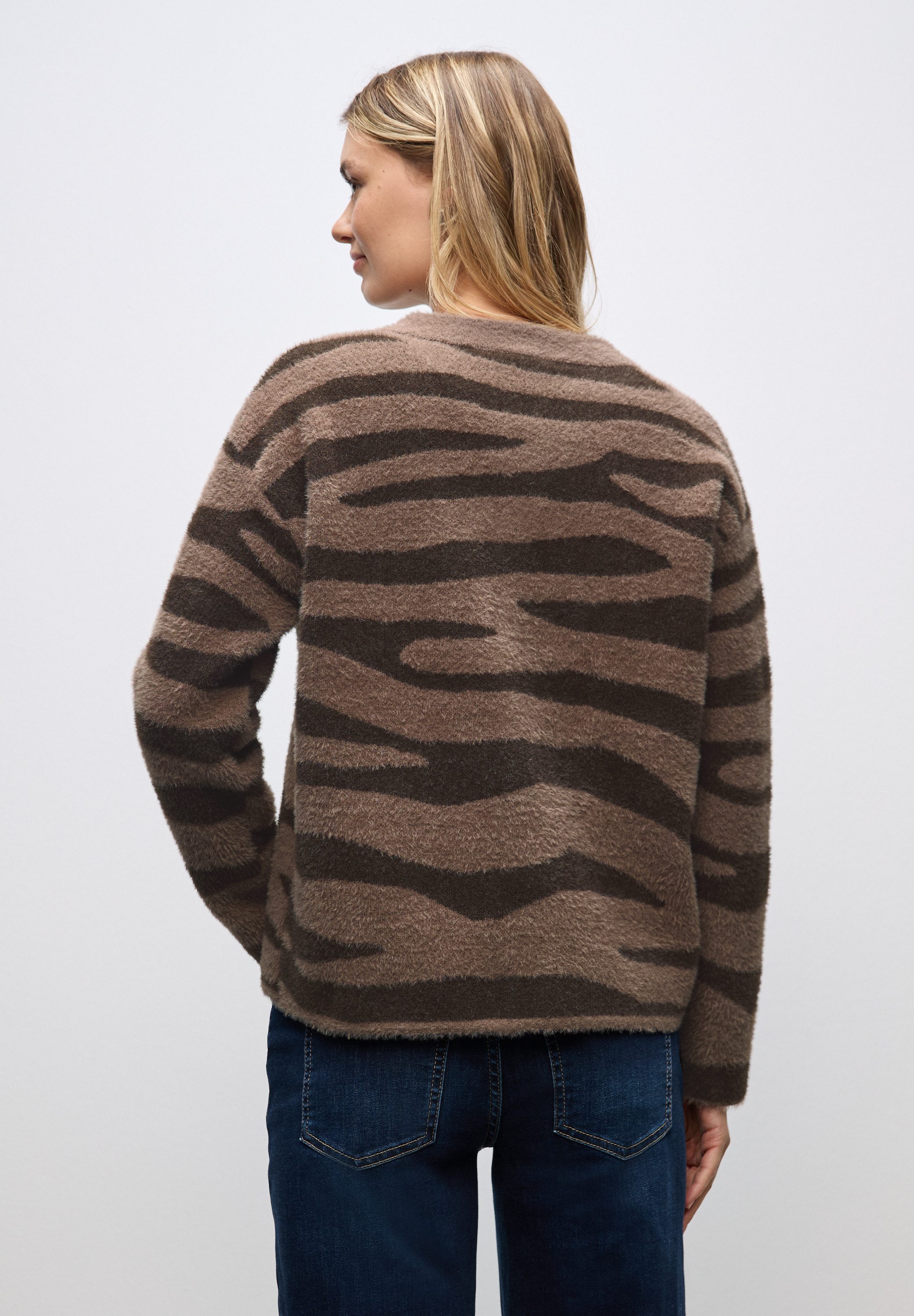 STREET ONE Cardigan Rundhalsausschnitt günstig online kaufen