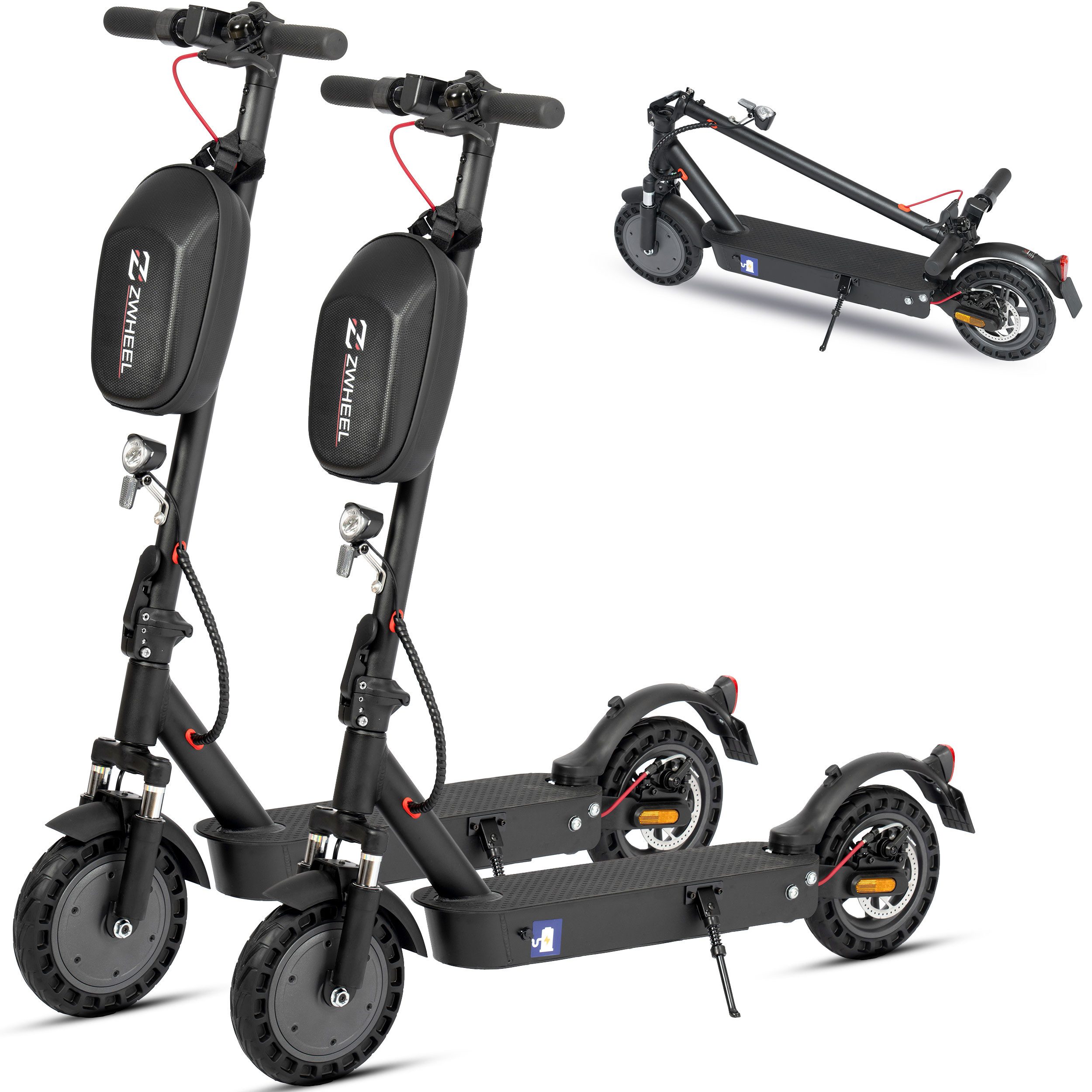 E-Scooter 2 Stück 10 Zoll E9 Max E-roller mit Straßenzulassung (ABE)