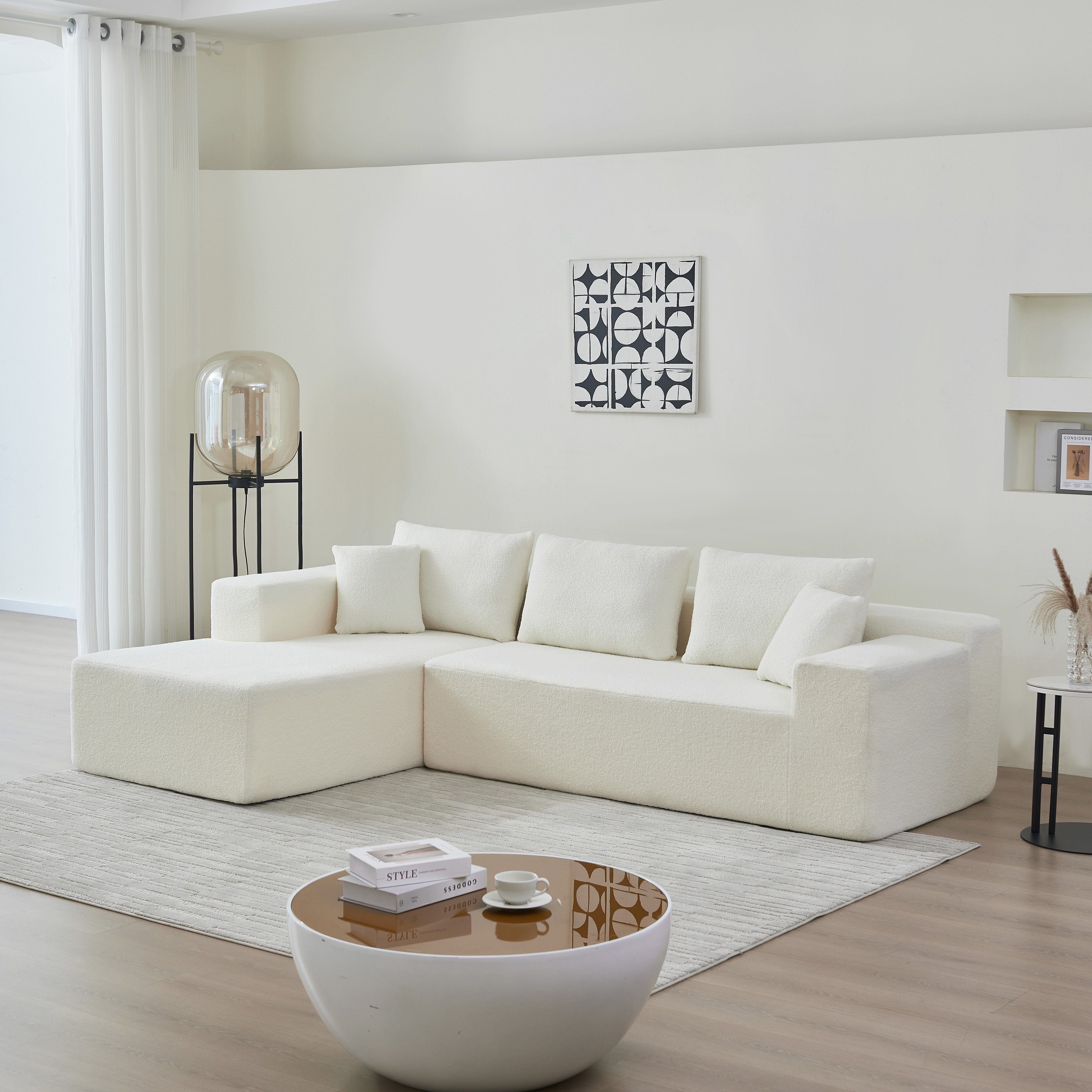 OKWISH Ecksofa L-Form Ecksofa, Ecksofa mit günstig online kaufen