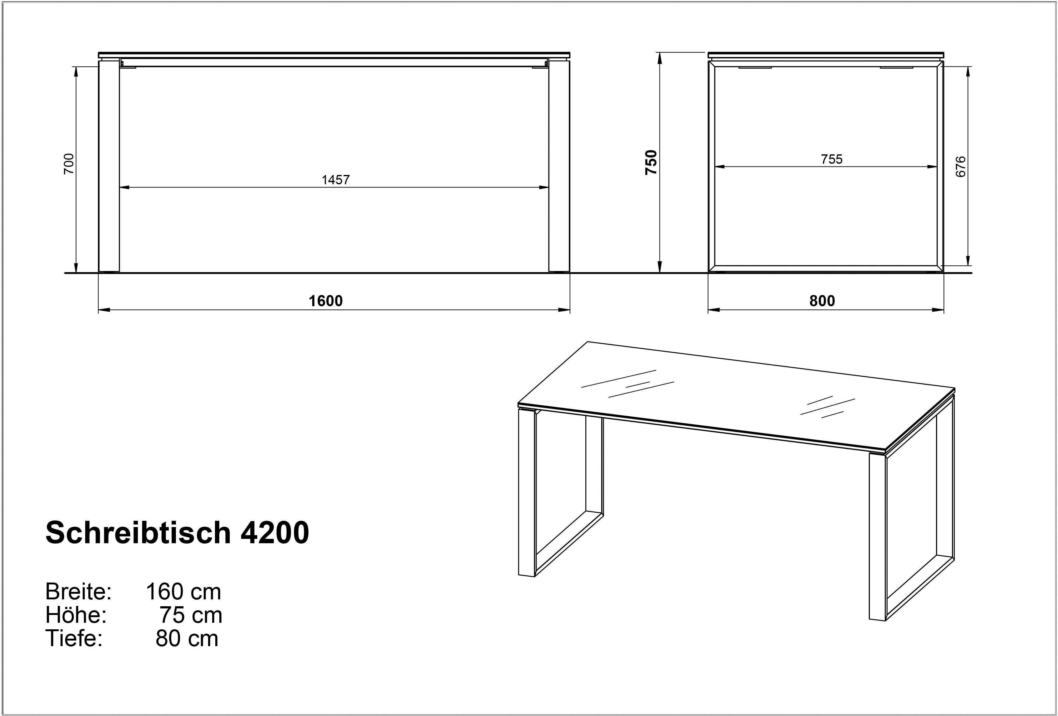 (Set, 5-St) Büro-Set GW-Monteria, eiche-weiß GERMANIA