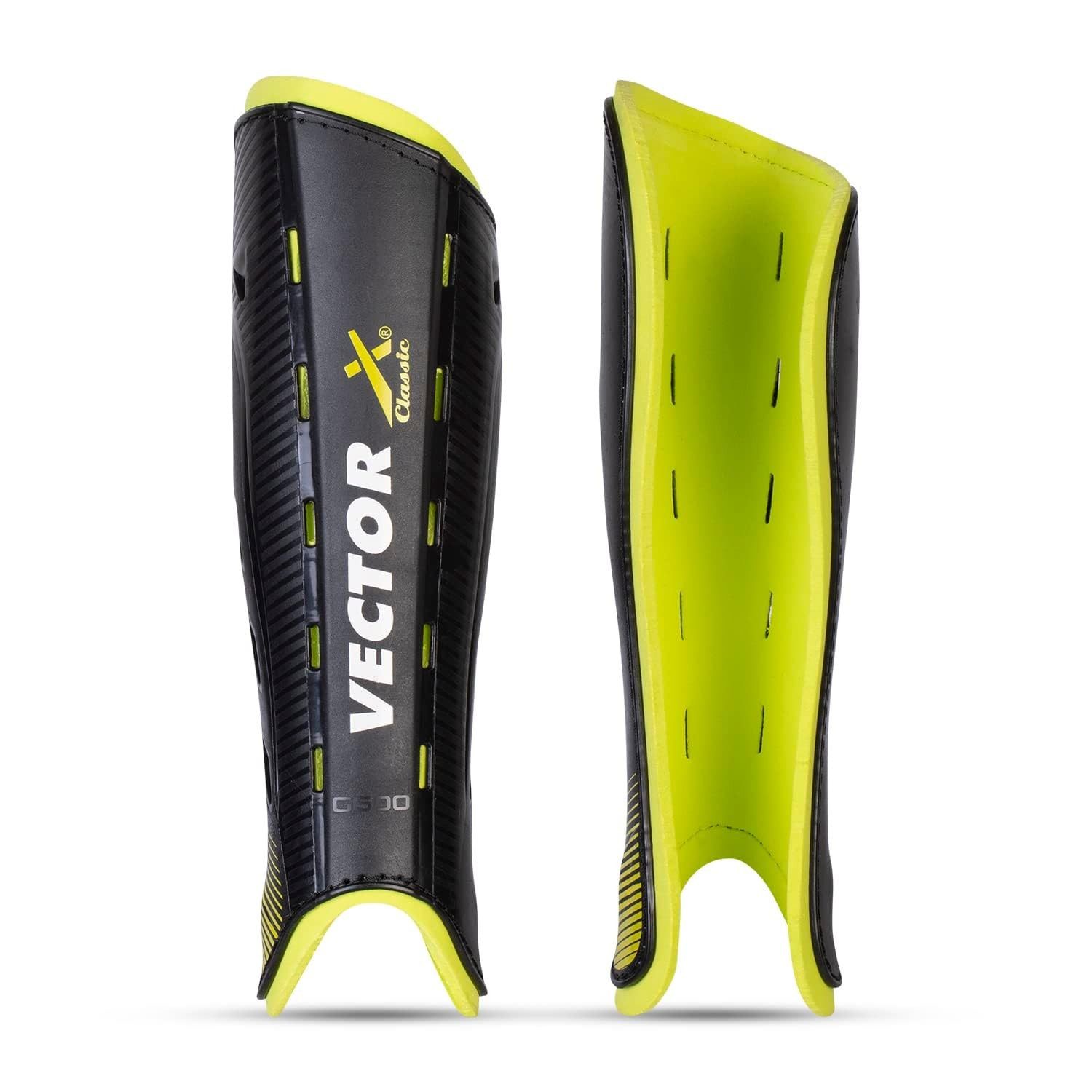 Vector X Fußball Щитки Classic Щитки Für Männer & Jungen (Verkaufspaket: 1 Paar Щитки, Langlebige, haltbare und zuverlässige Leistung), ausgezeichneter Schutz für Fußball und Hockey