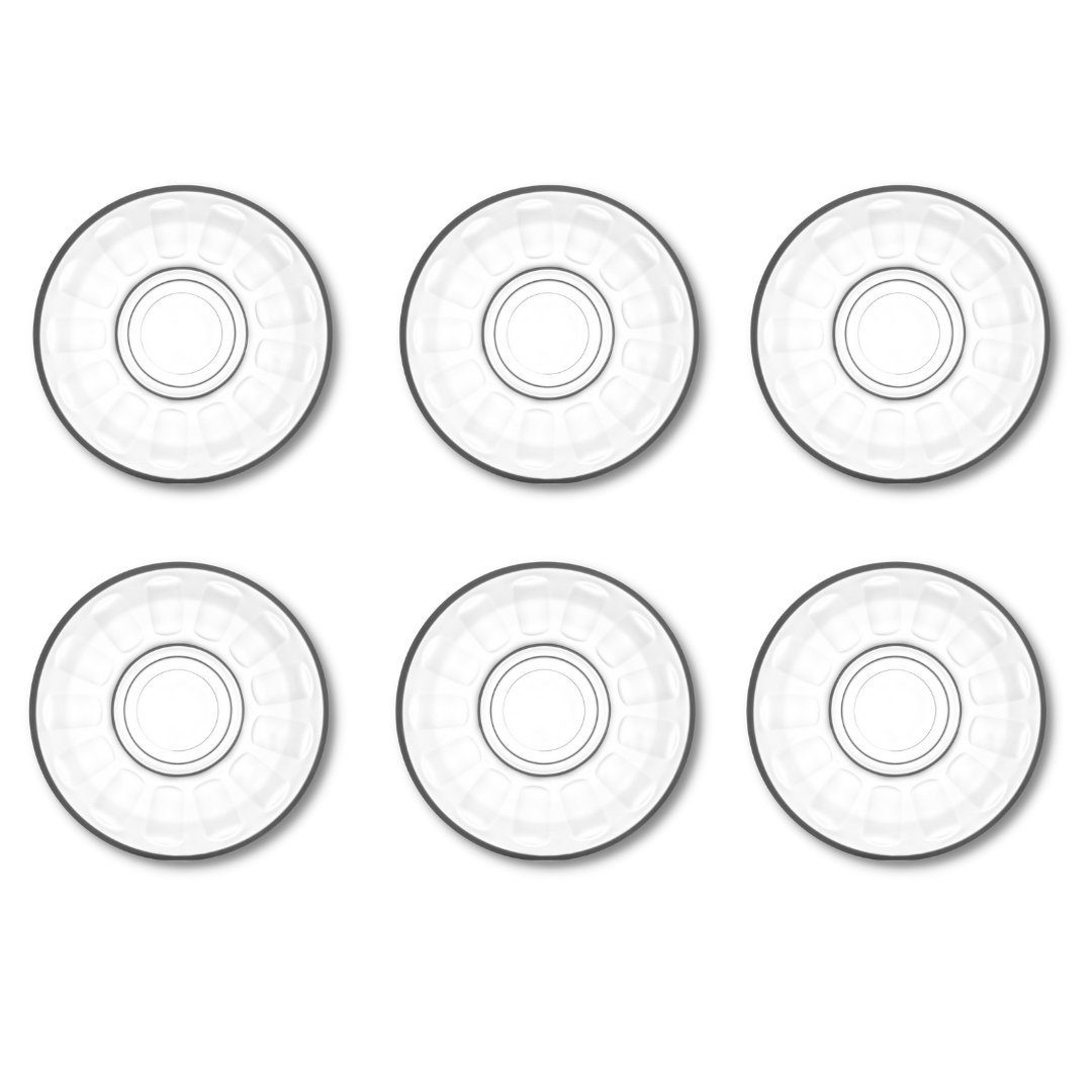 LAV Untertasse Lav Klassisches Teegläse-Set 6-tlg. - Stilvoll genießen