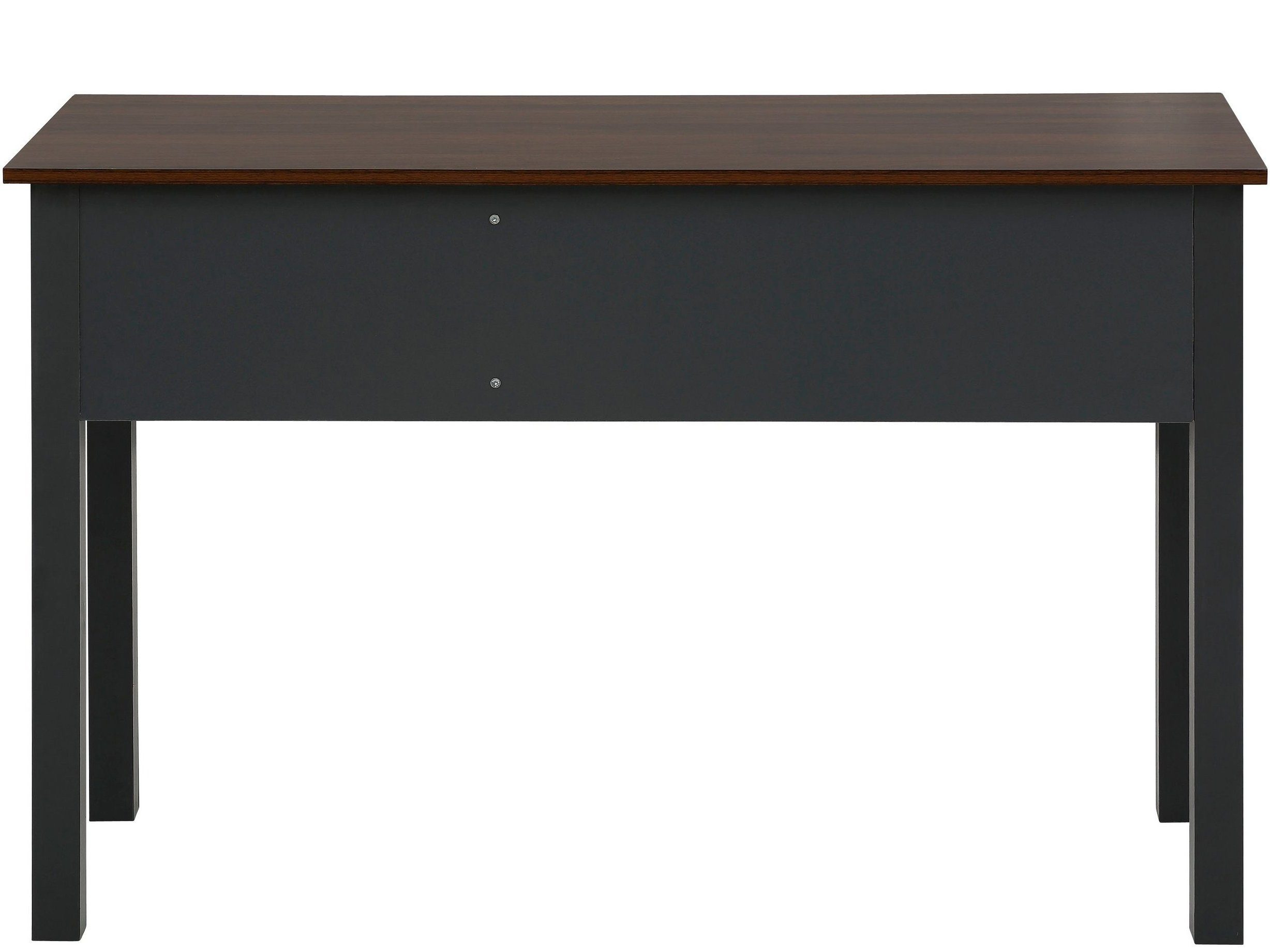 Breite 2 Tischplatte Schubladen, in cm Landhaus, Holzoptik, mit loft24 Schreibtisch 120 Marly,