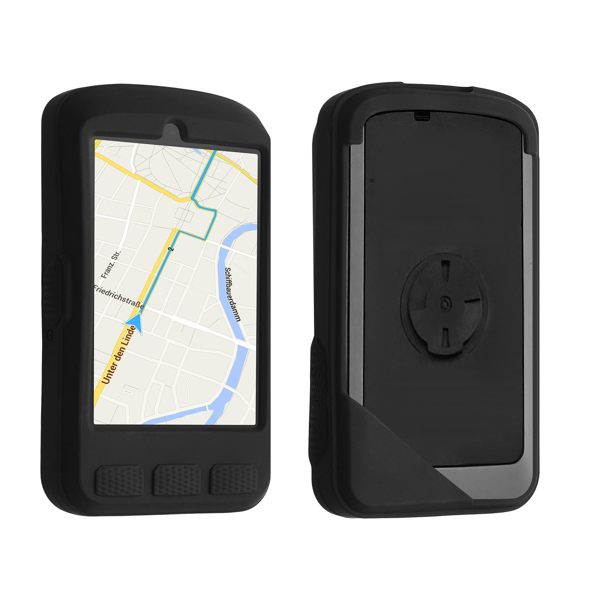 kwmobile Smartphone-Hülle Hülle für Wahoo ELEMNT ACE, Silikon GPS Fahrrad Case Schutzhülle