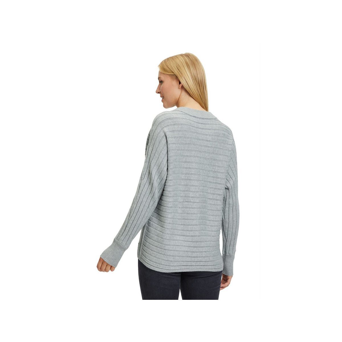 Betty&Co Grey Longpullover (1-tlg) betty Melange grau