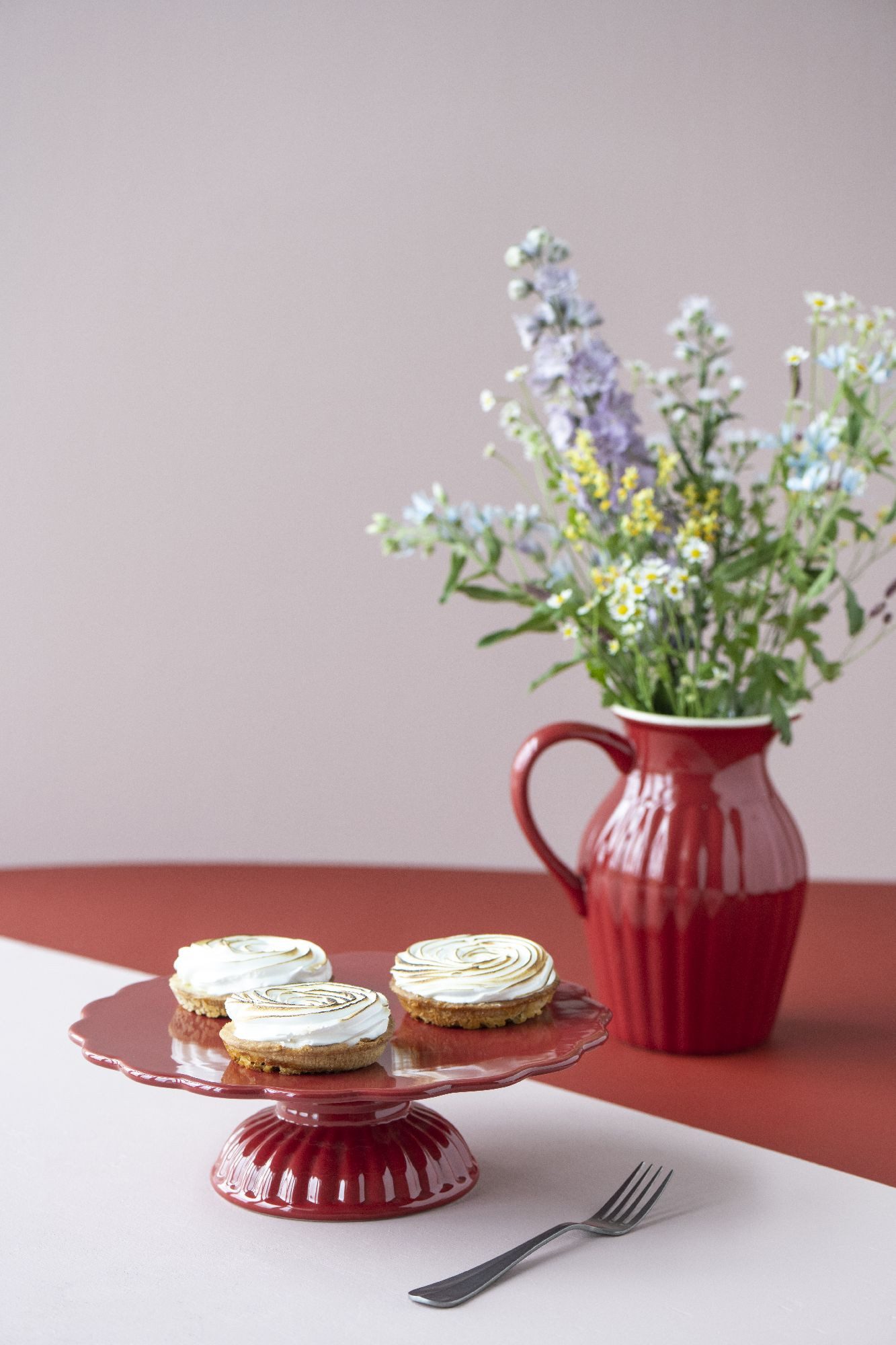Ib Laursen Kuchenplatte Mynte, Steingut, Spülmaschinengeeignet