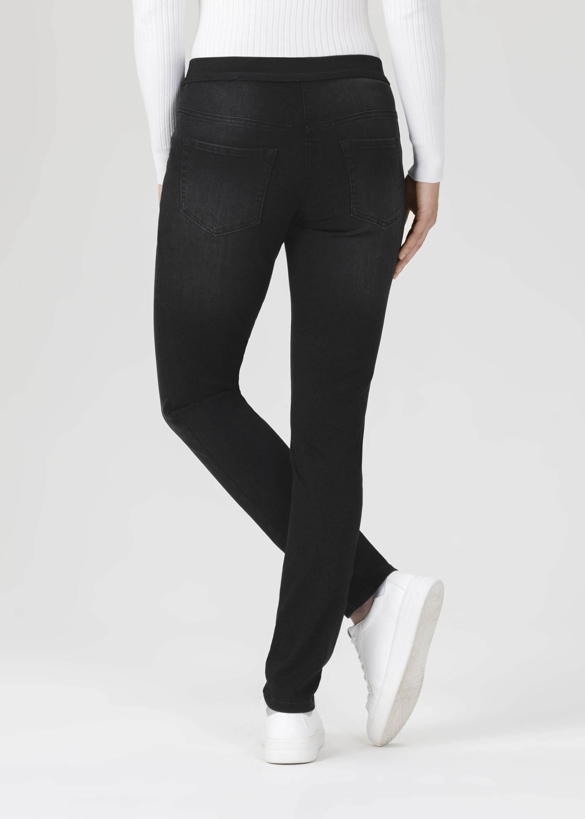 Stehmann Slim-fit-Jeans Sissi Slim sun Fit (using) black