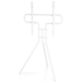 Hama TV-Standfuß TV Stand "Staffelei-Design", 191 cm (75), Weiß, (bis 75 Zoll, VESA 300 x 200, 300 x 300, 400 x 200, 400 x 300, 400 x 400, 600 x 400)