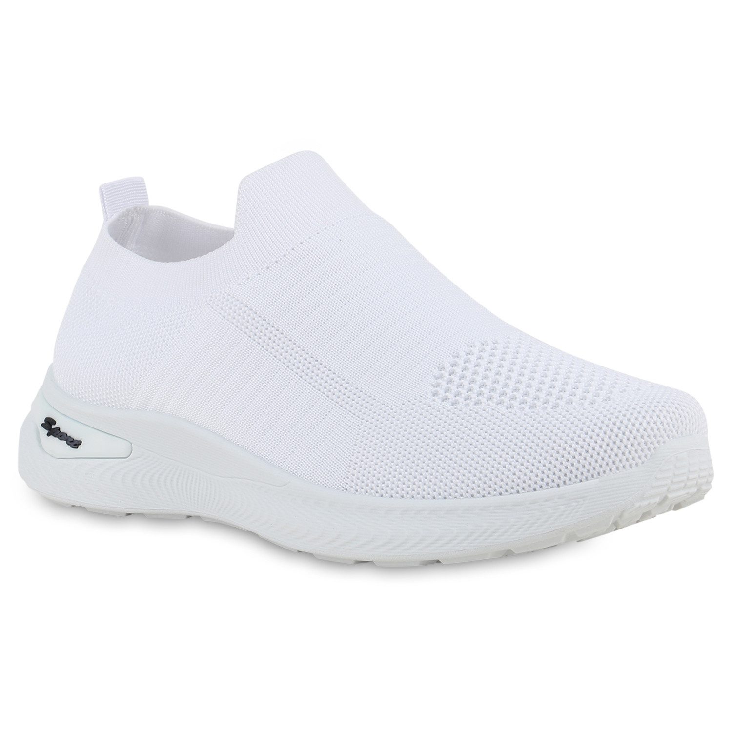 VAN HILL 841703 Laufschuh Damen Slip Ons Sportschuhe Sportliche Strick Prof günstig online kaufen