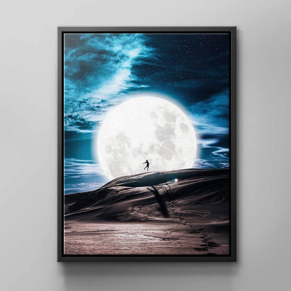 DOTCOMCANVAS® Leinwandbild, Moderne Wandbilder von DOTCOM CANVAS schwarzer Rahmen