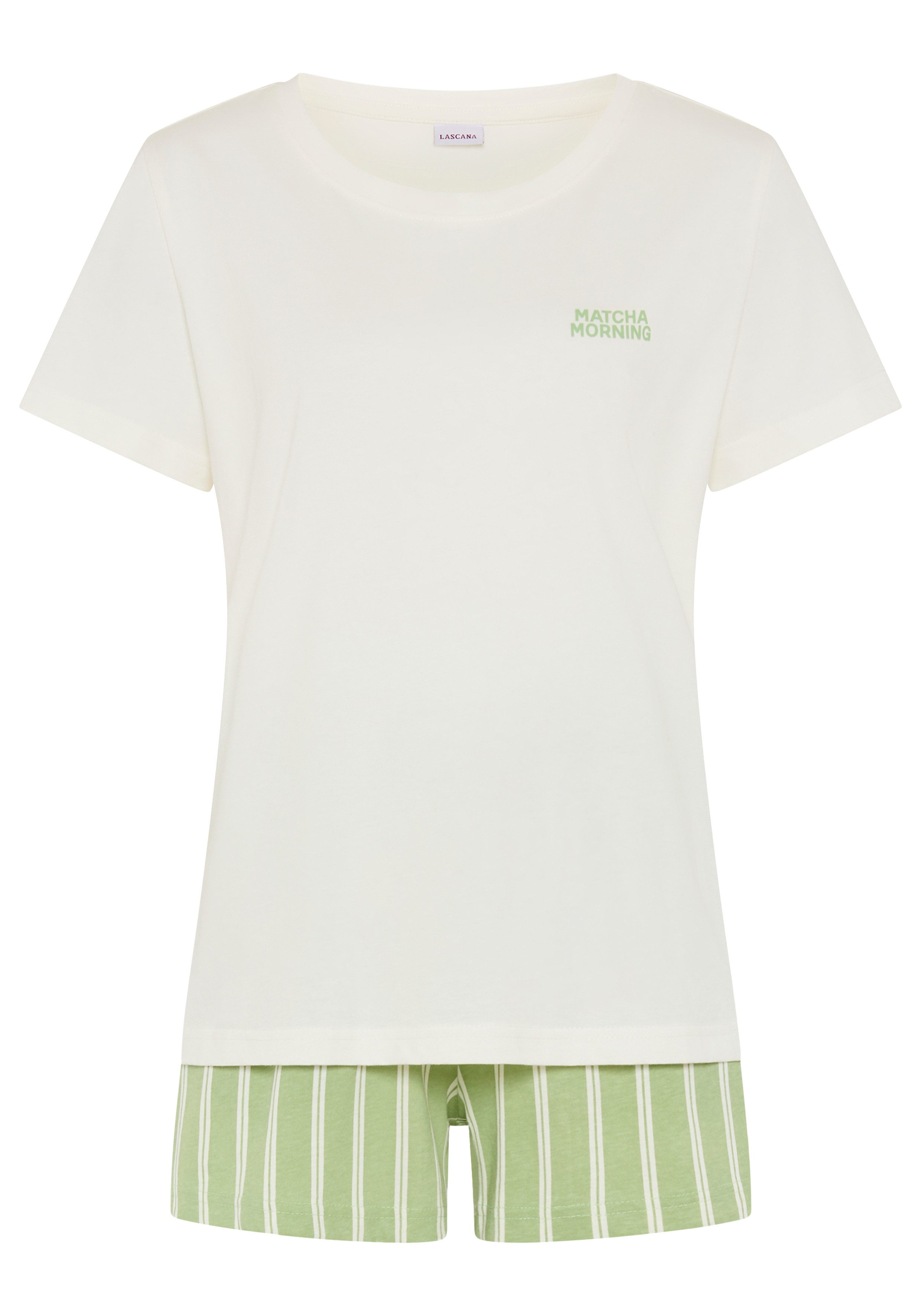 LSCN by LASCANA Shorty (Set, 2 tlg) mit Front-und Back-Print