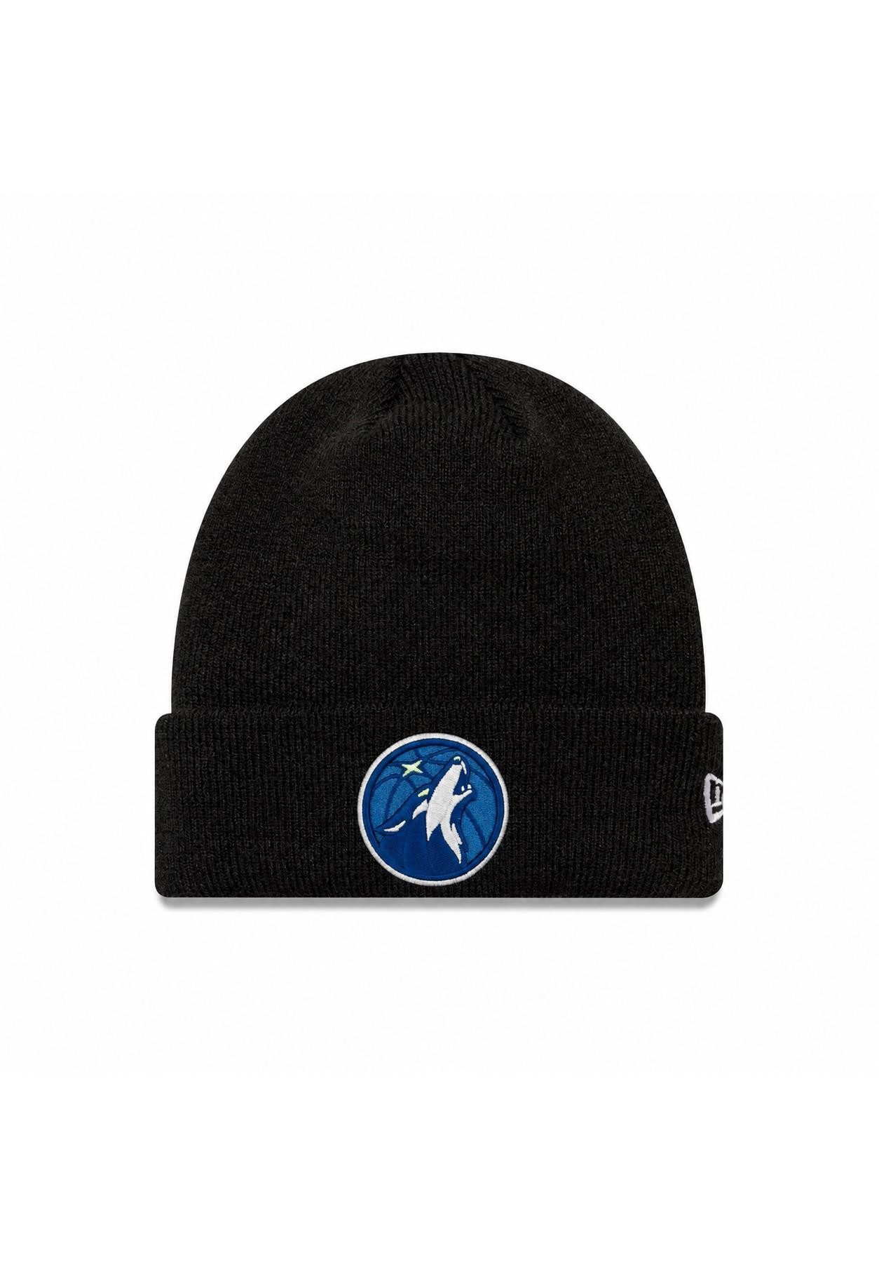 New Era Beanie Minnesota Timberwolves New Era NBA Cuff Knit Beanie Schwarz (1-St)