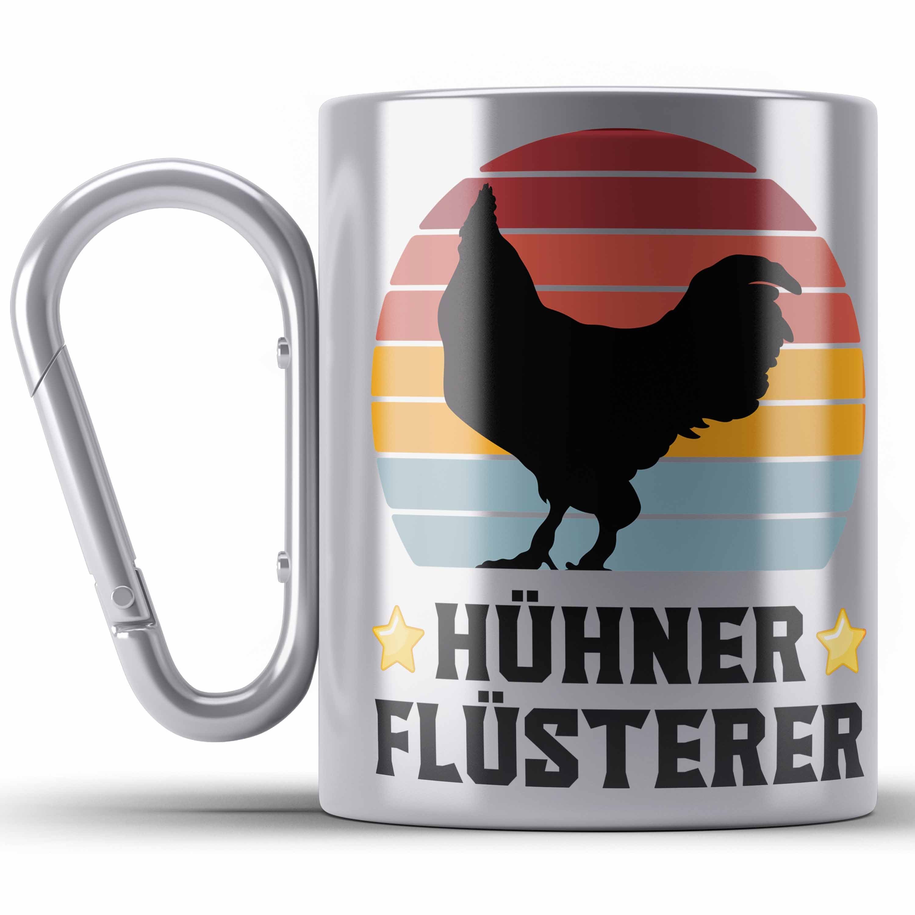 Thermotasse Trendation - Landwirt Spruch Geschenk Karabiner Edelstahl Tasse Landwi