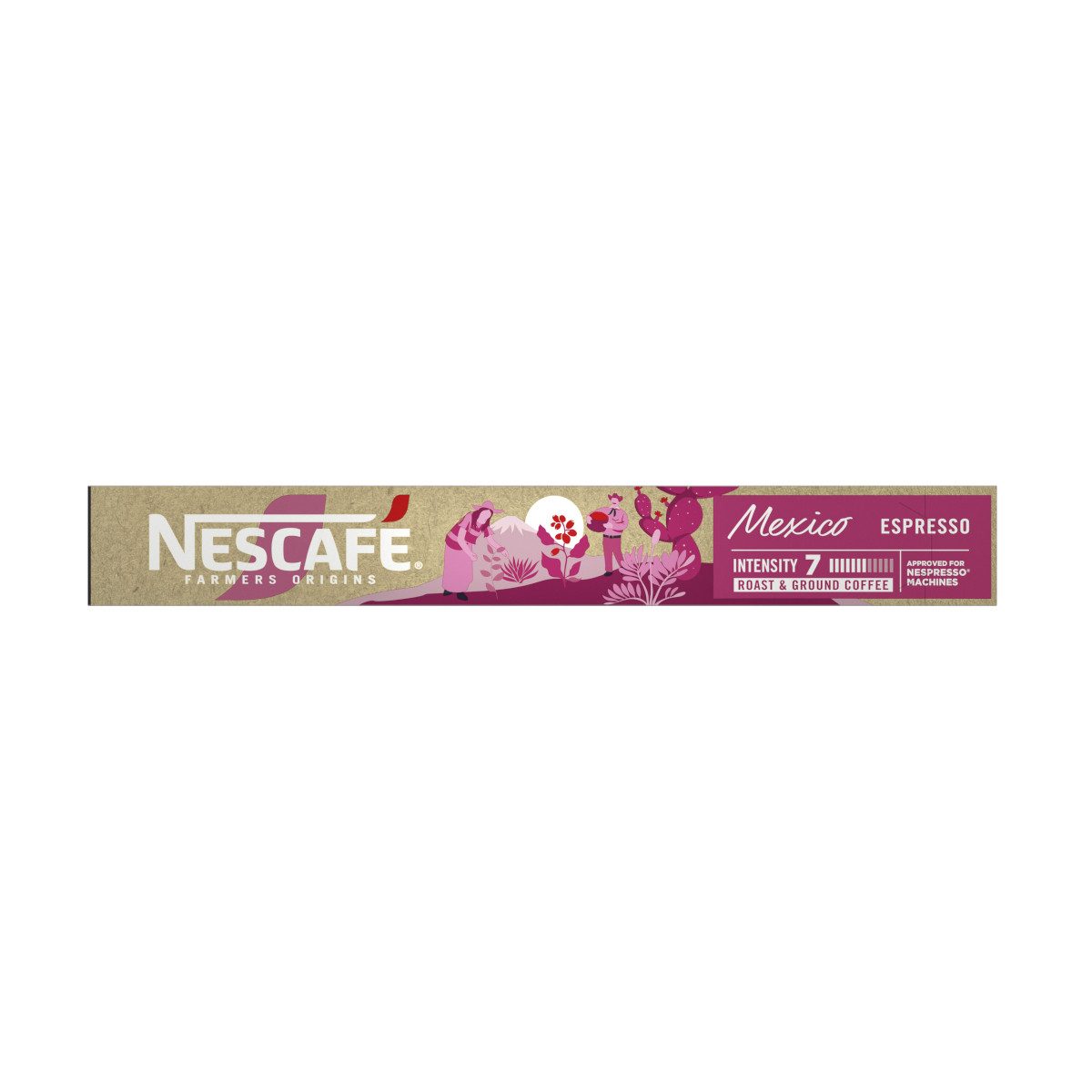 NESCAFE Kaffee, Nescafe Farmers Origins Mexico Lungo Espresso 10 Kapseln 44g