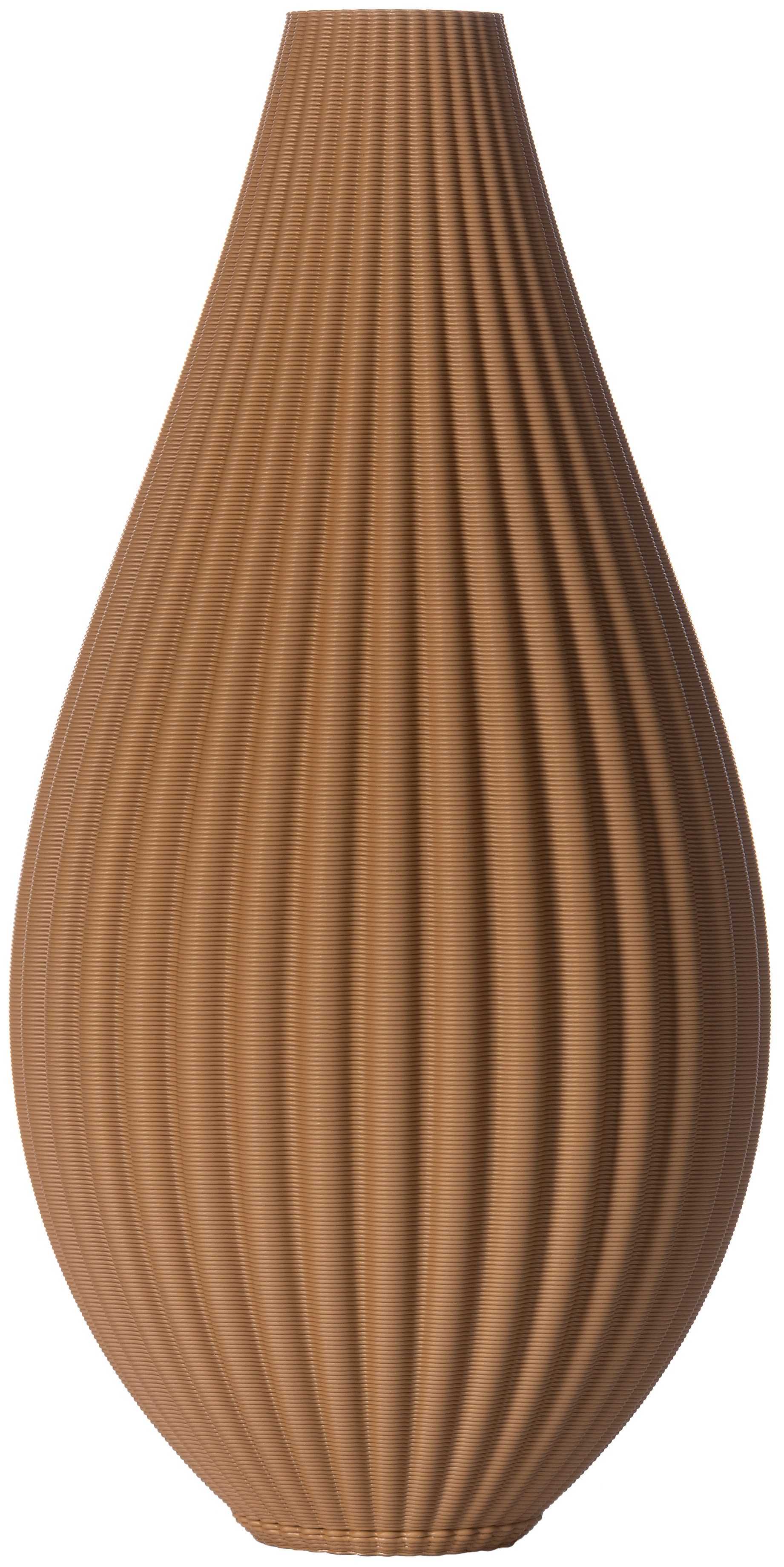 3D Vase Dekovase Sina M 20cm Nachhaltige Blumenvase für Schnitt-/ Trockenblumen, Deko Vase