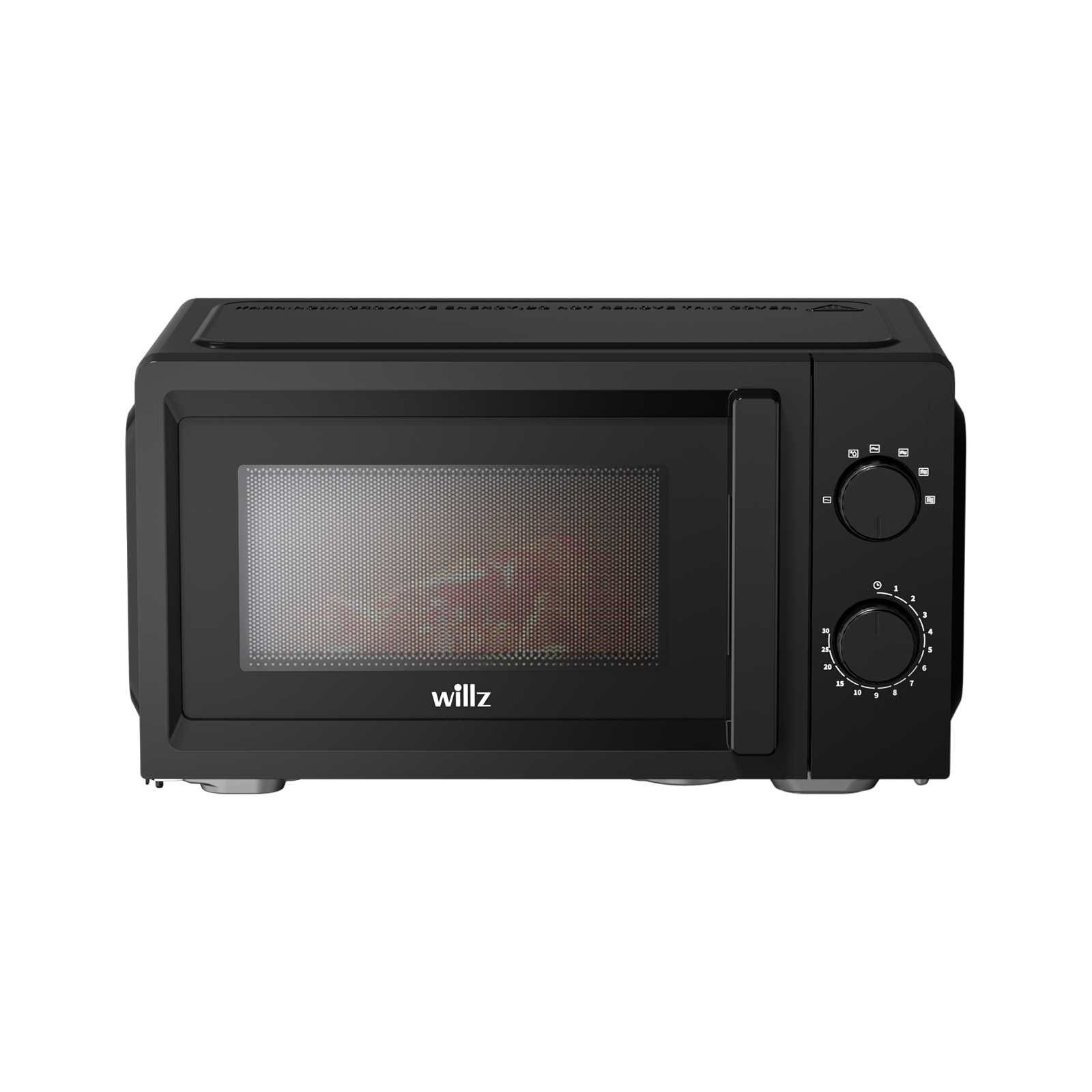 BBG Mikrowelle, 20 l, 30-Minuten-Timer, 2 Drehregler, Drehteller, freistehend