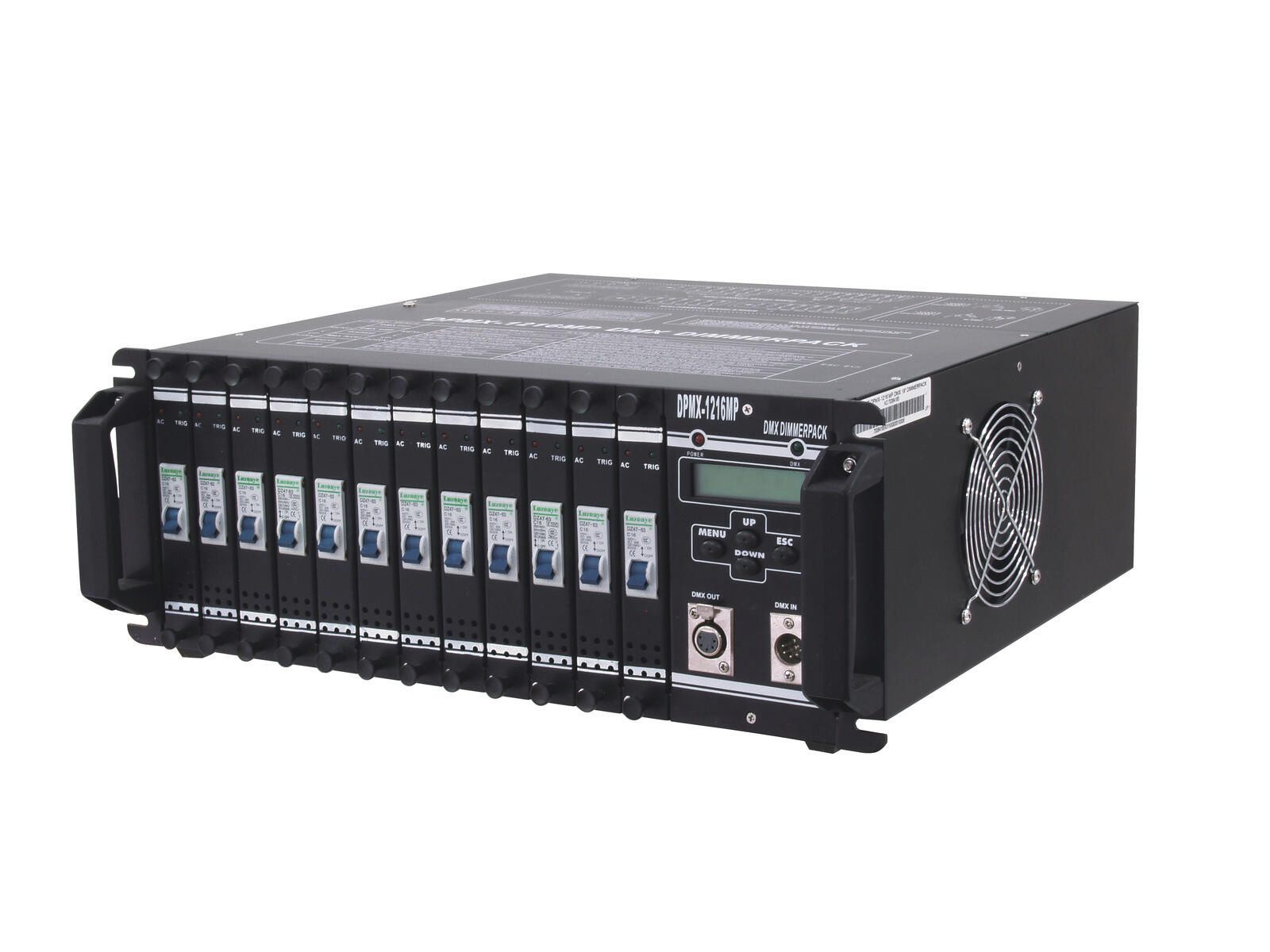 Discolicht EUROLITE DPMX-1216 MP DMX Dimmerpack