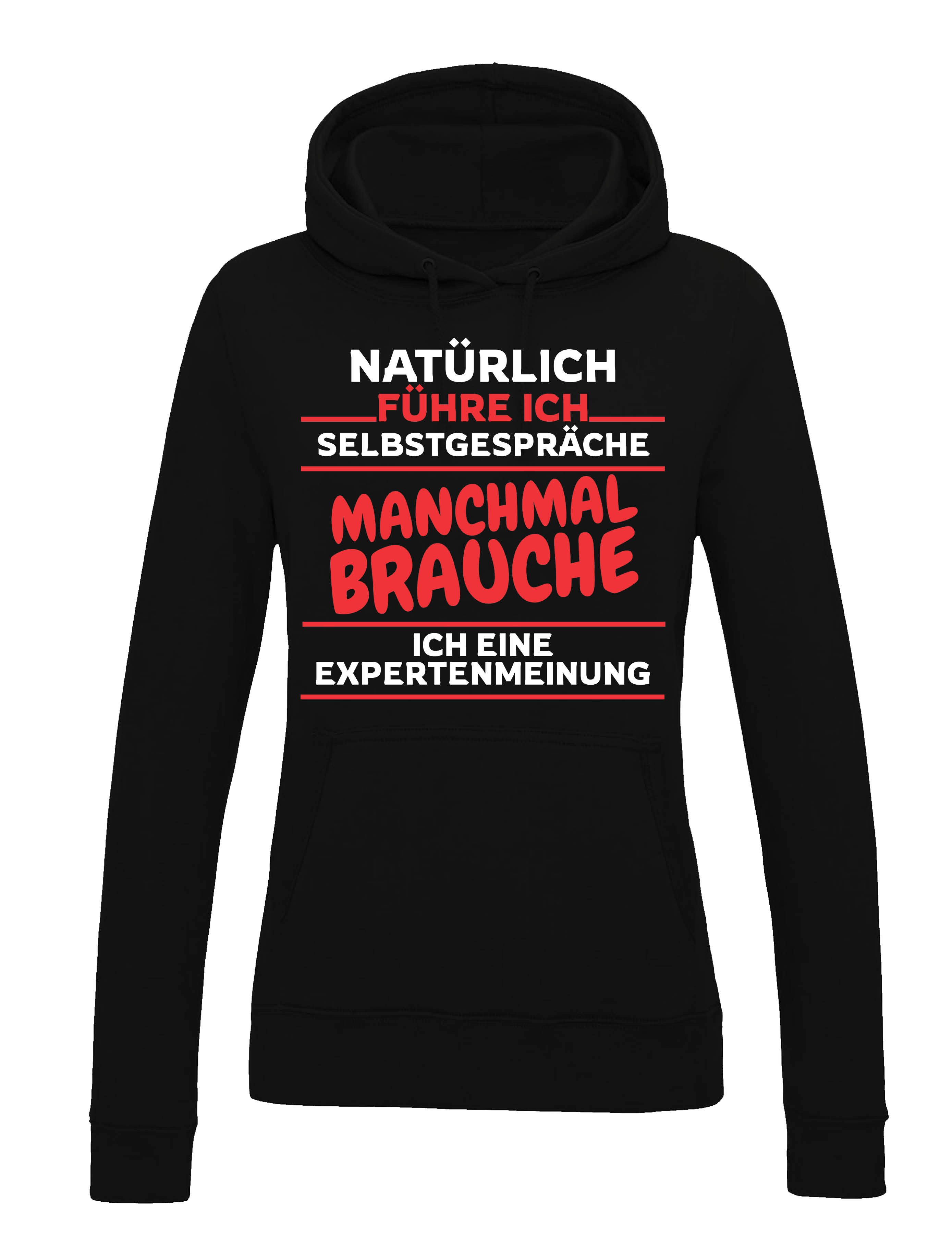 Youth Designz Kapuzenpullover "Selbstgespräche" Damen Hoodie Pullover mit lustigen Print Geschenk mit witzigen Aufdruck für Frauen