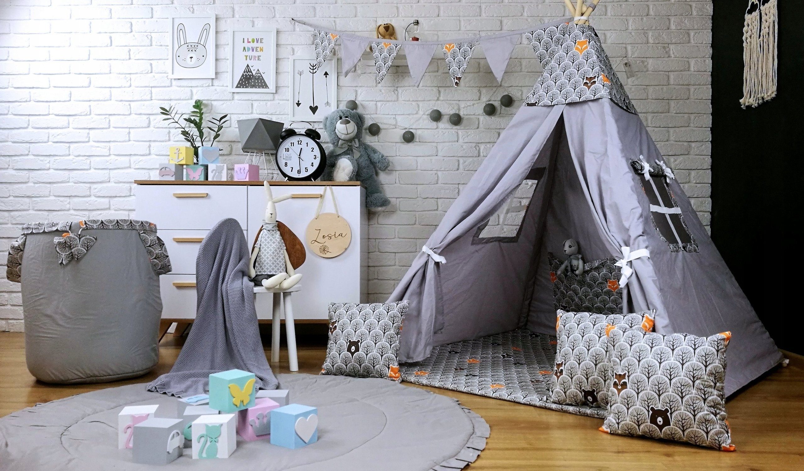 Pamek Spielzelt Spielzelt Tipi für 2 Personen mit 3 Kissen, Bodenmatte, Kin günstig online kaufen