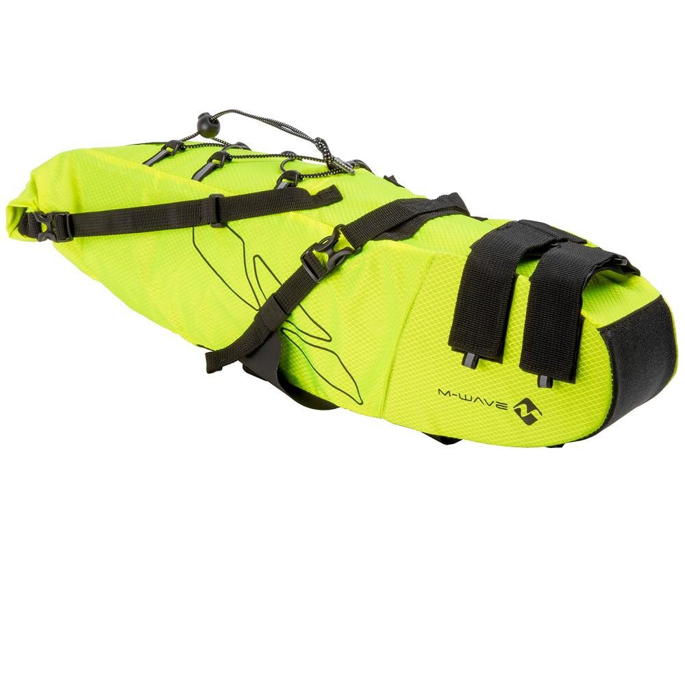 M-Wave Satteltasche M-Wave Rough Ride Satteltasche L neongelb Volumen 11l