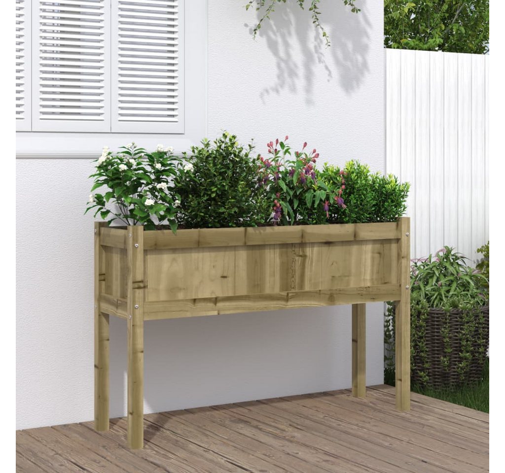 Thumbnail - vidaXL Pflanzkübel Pflanzkübel Blumenkübel Pflanzcontainer Pflanzgefäße mit Beinen 110x31