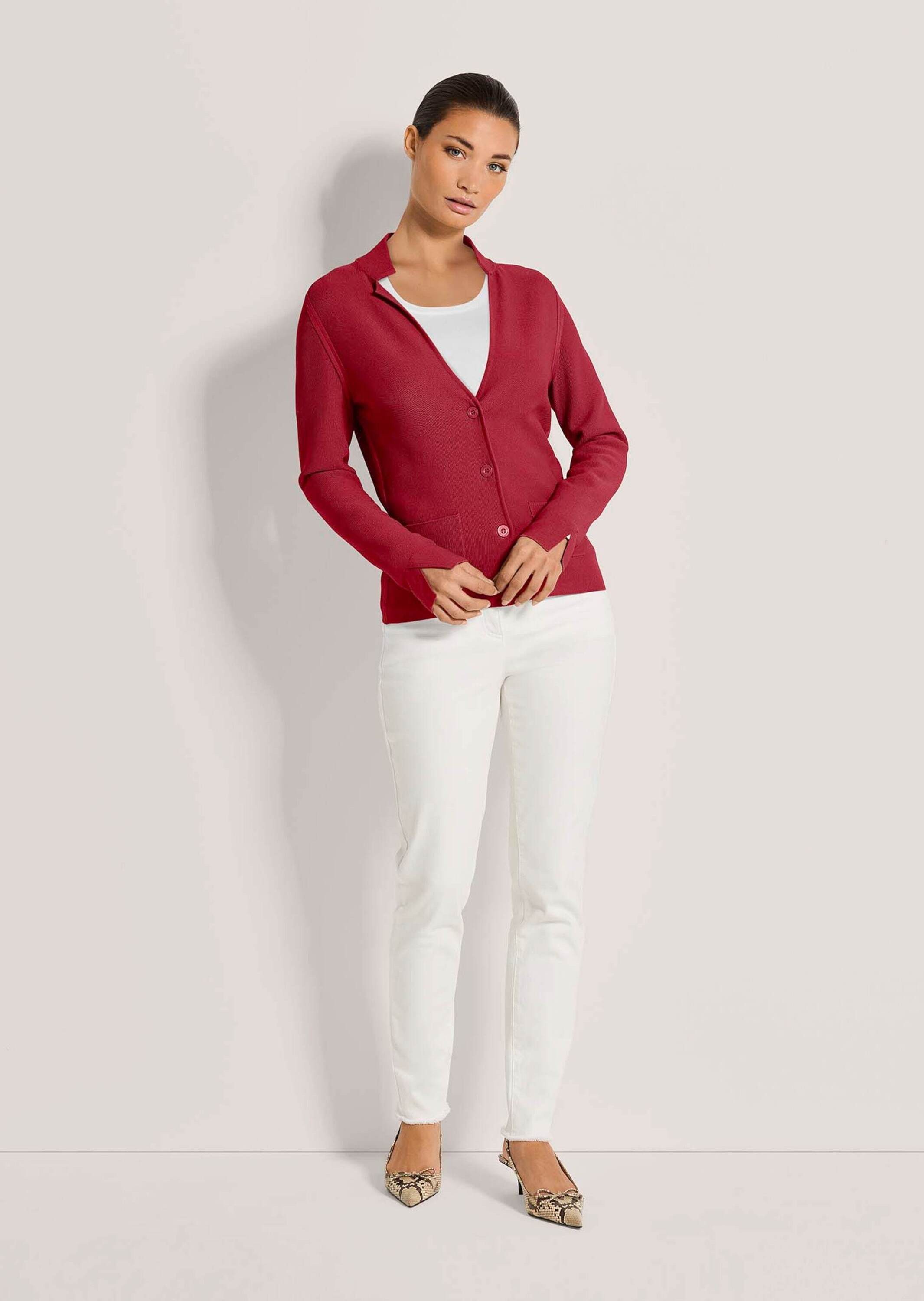 MADELEINE Strickjacke Sportiver Blazer mit Stehkragen günstig online kaufen