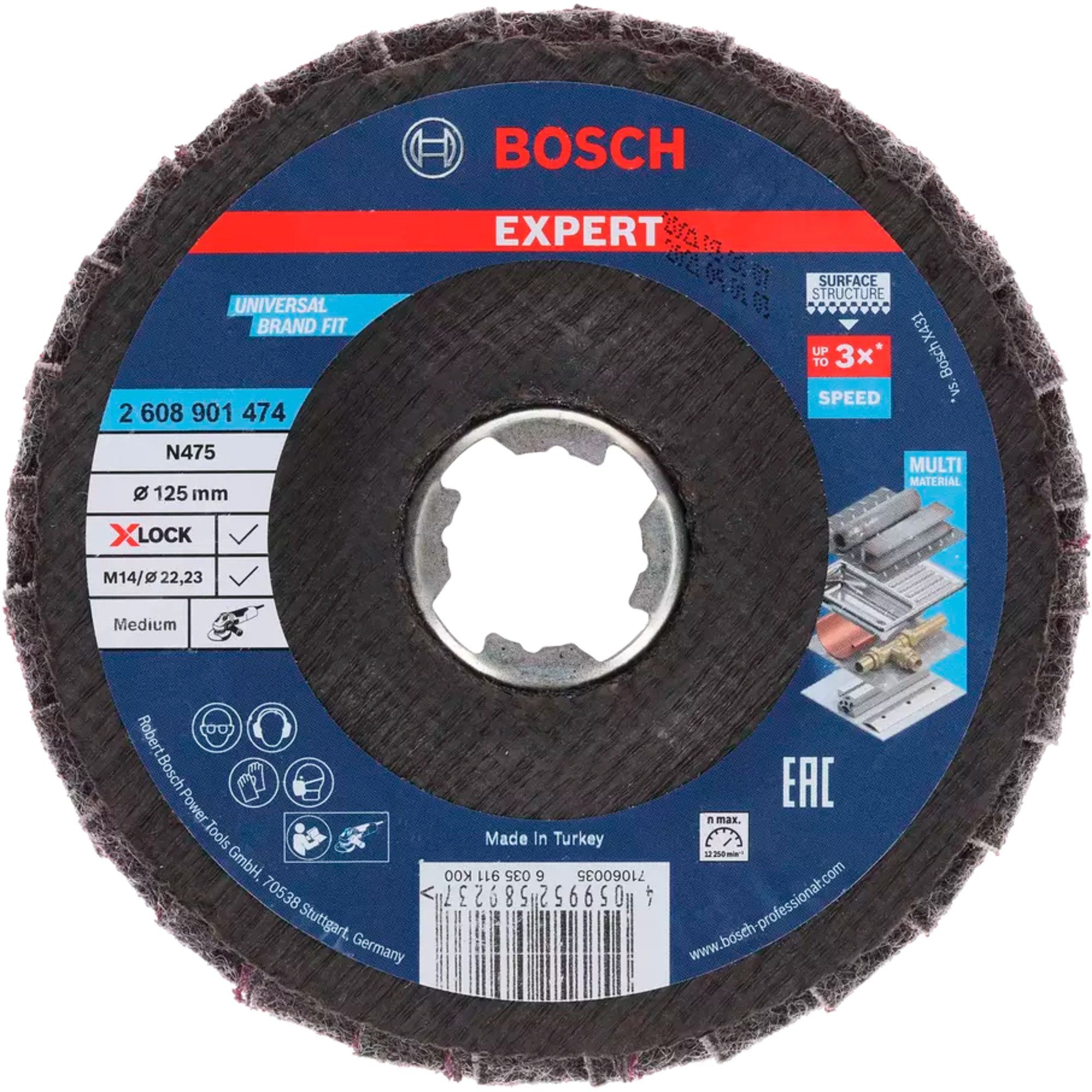 Schleifscheibe Bosch Professional X-LOCK Fächerscheibe EXPERT