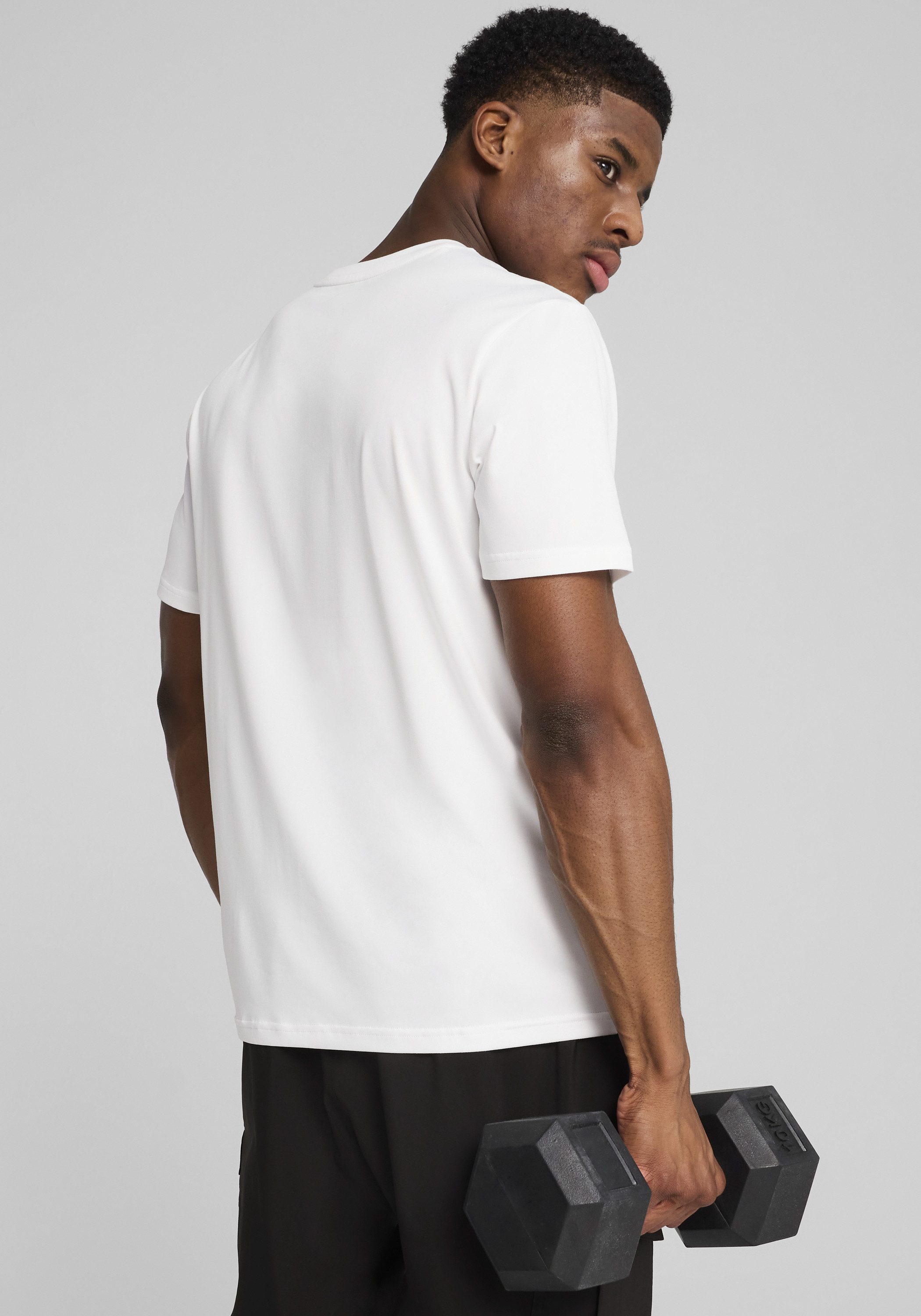 PUMA Trainingsshirt M TAD ESSENTIALS SOLID CAT TEE (CF BIG CAT) Kurzarm, für Sportmode, mit Rundhalsausschnitt